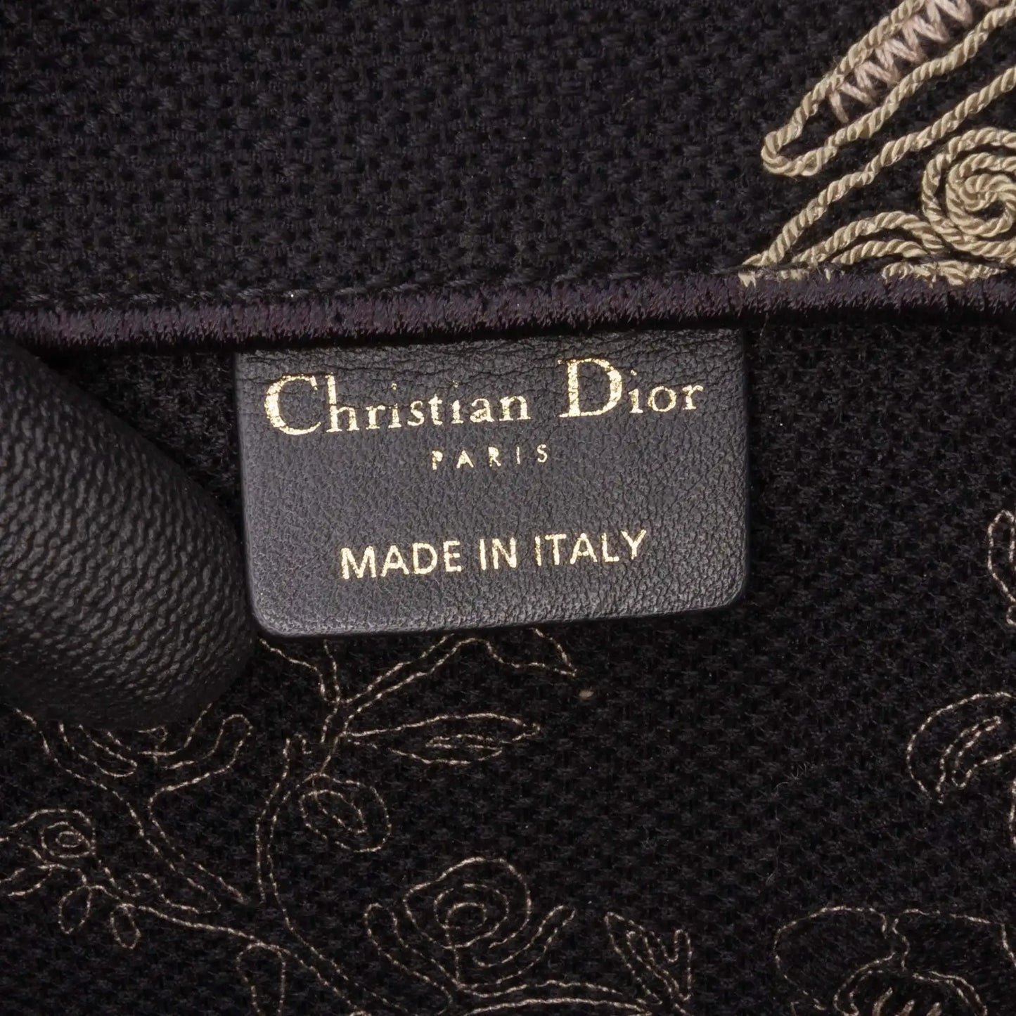 Dior Large Canvas Embroidered Jardin d'Hiver Book