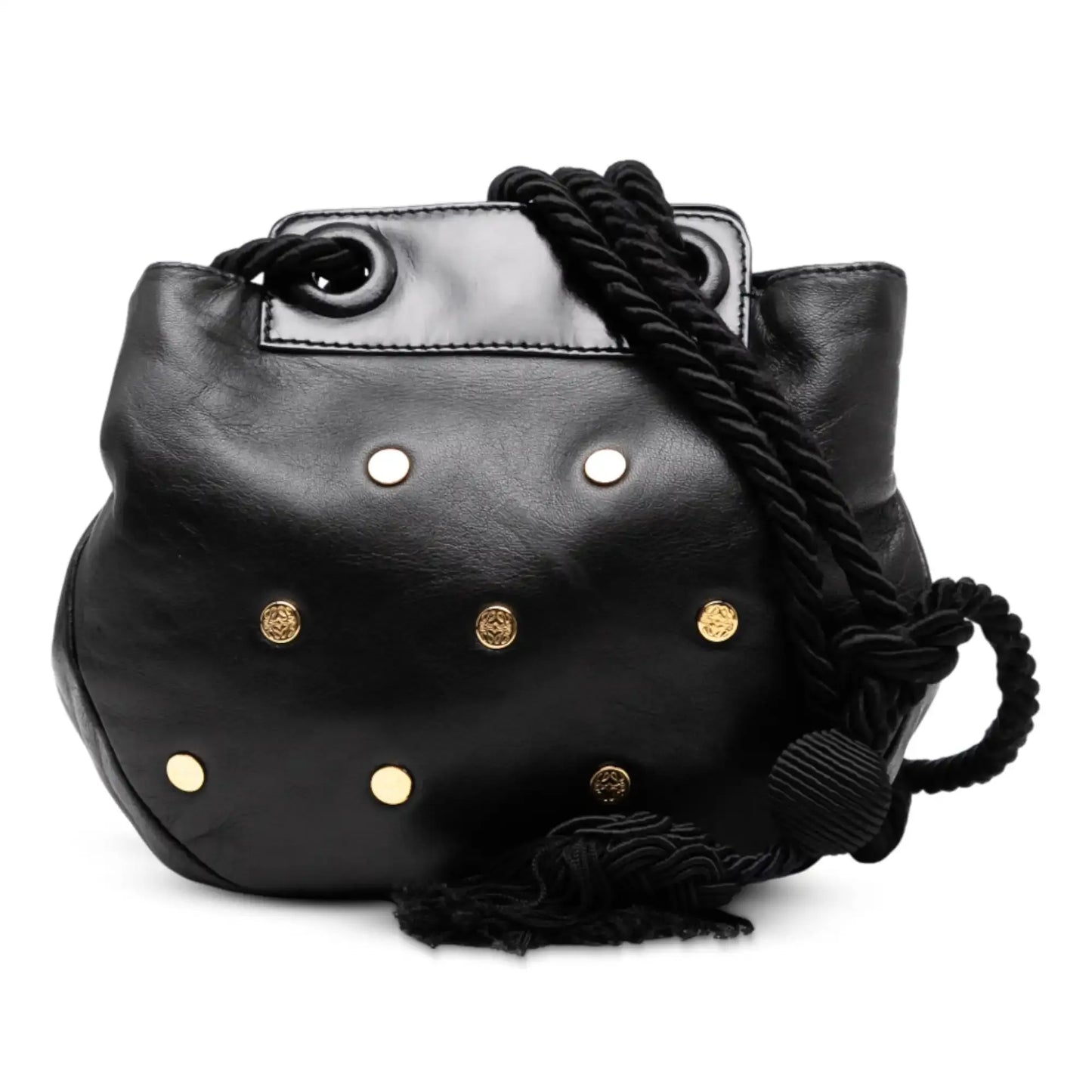 Loewe Studded Leather Drawstring Crossbody