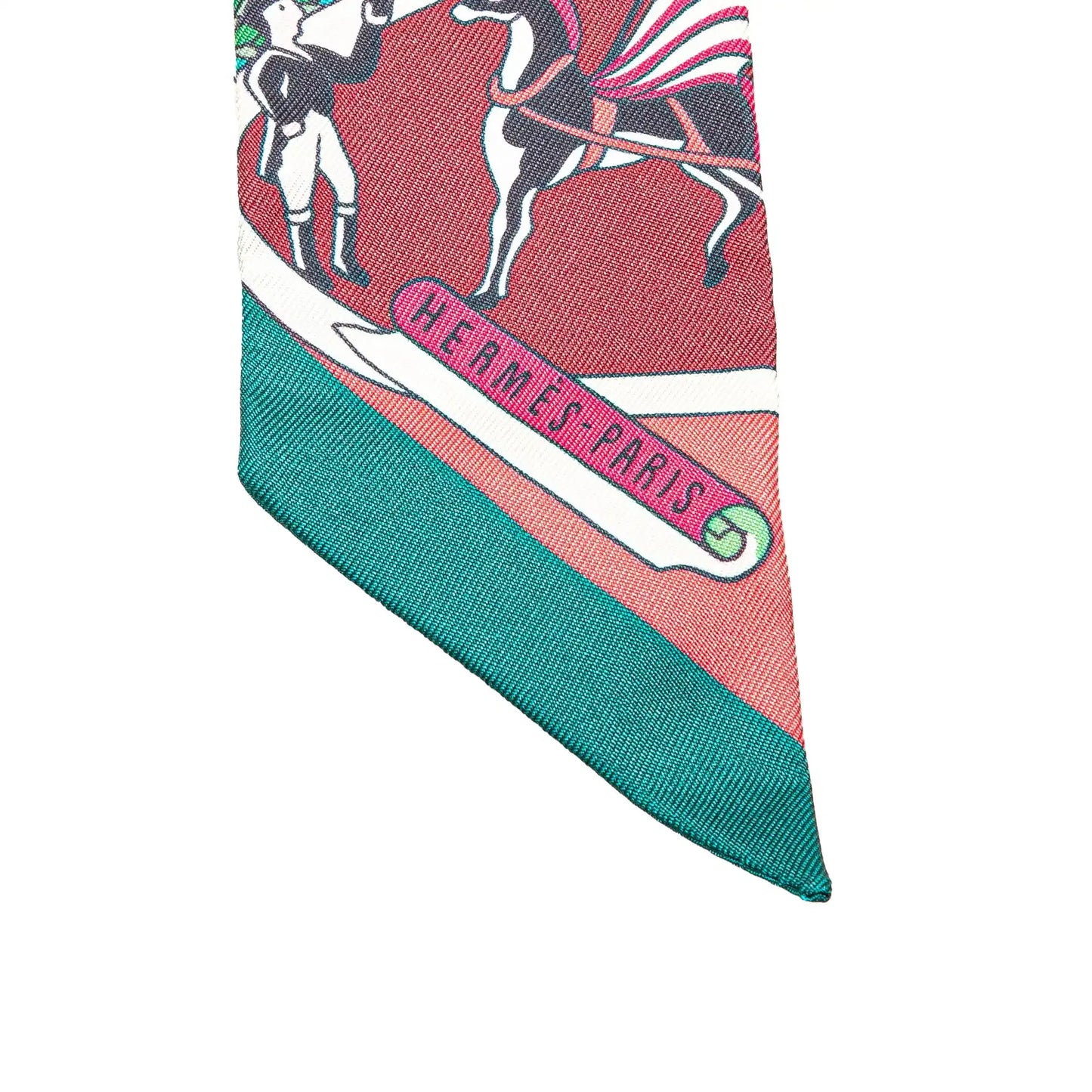 Hermès Exposition Universelle Twilly Silk Scarf