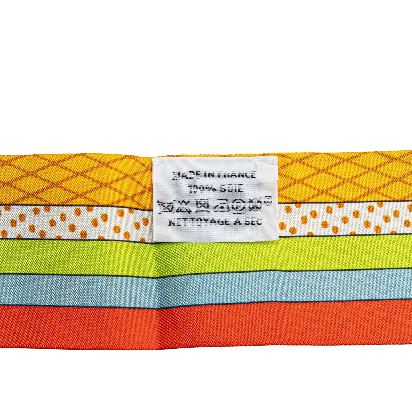 Hermès Grand Theatre Nouveau Silk Twilly Scarf