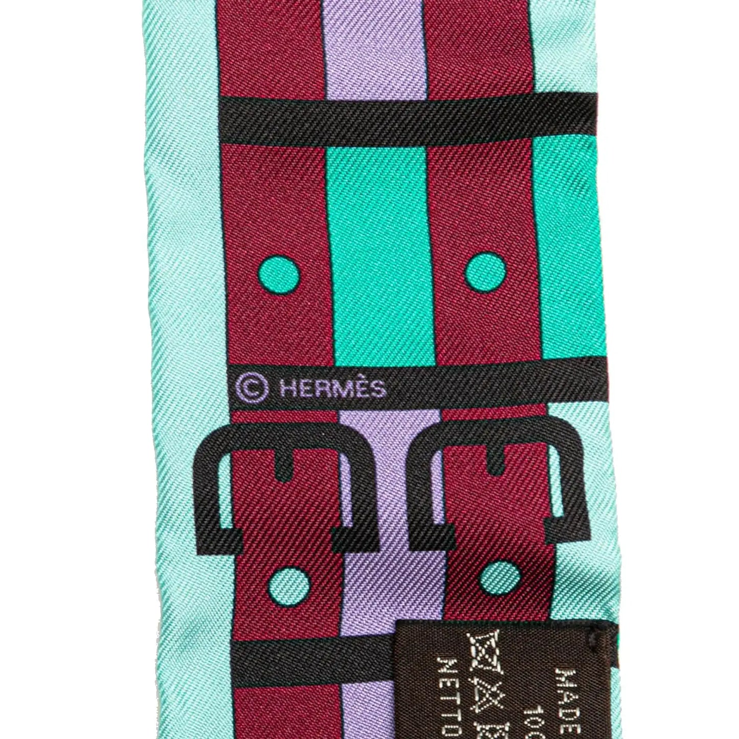 Hermès Rocabar Silk Twilly Scarf