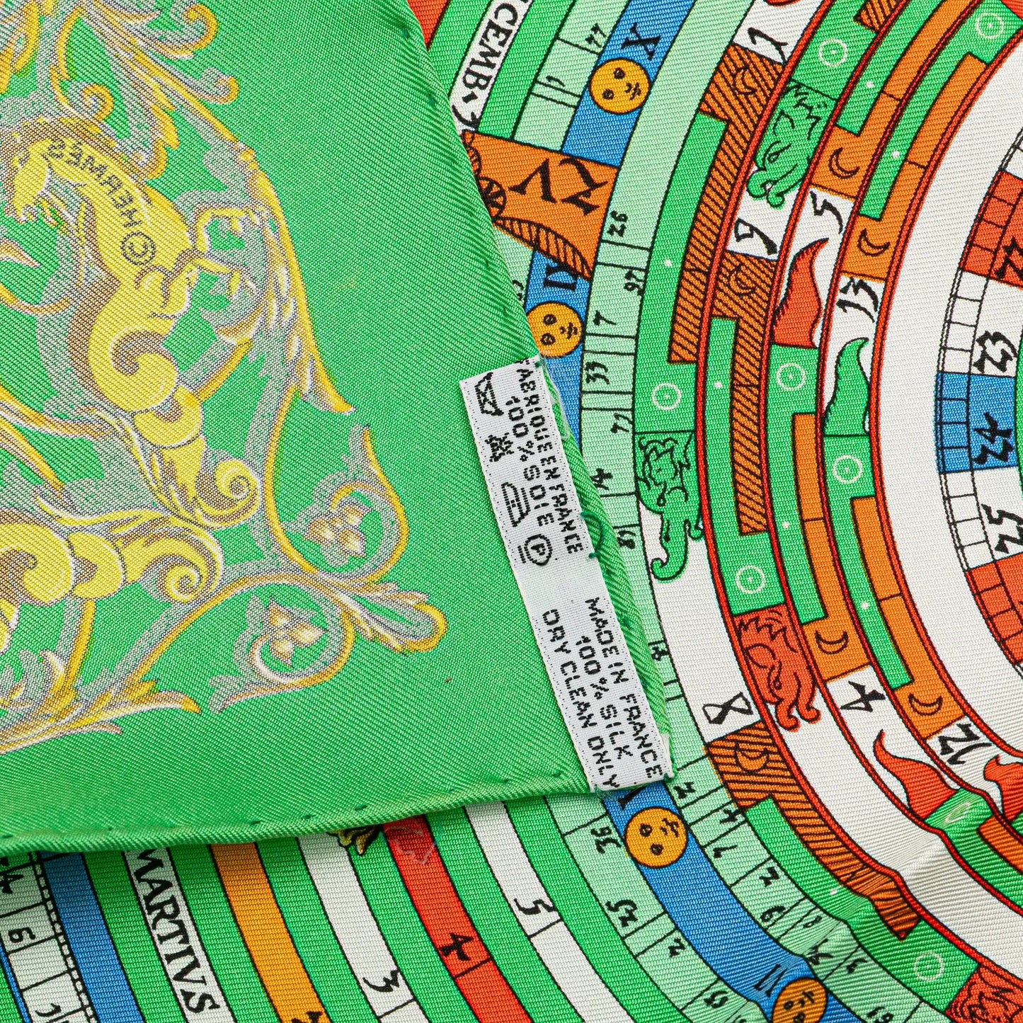 Hermès Astrologie Dies et Hore Silk Scarf