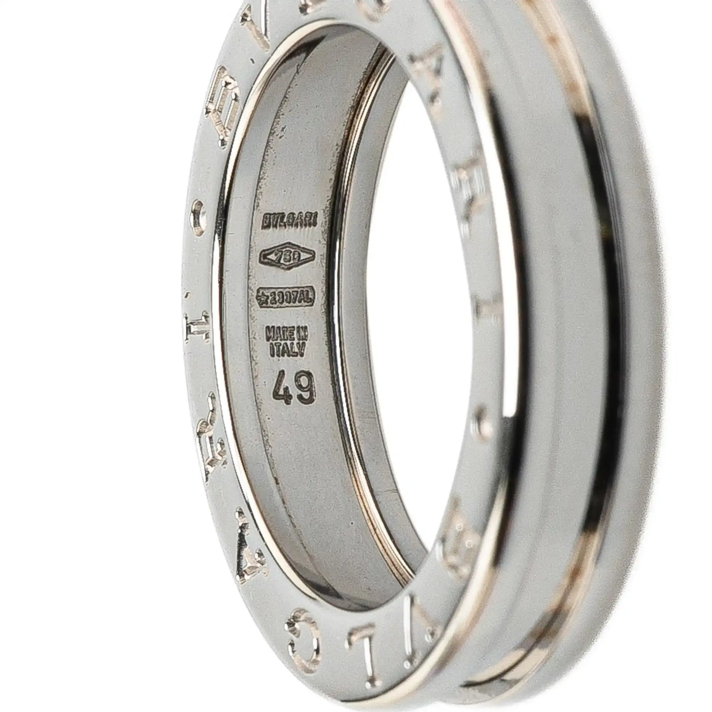 Bvlgari 18K White Gold B.Zero1 One Band Ring