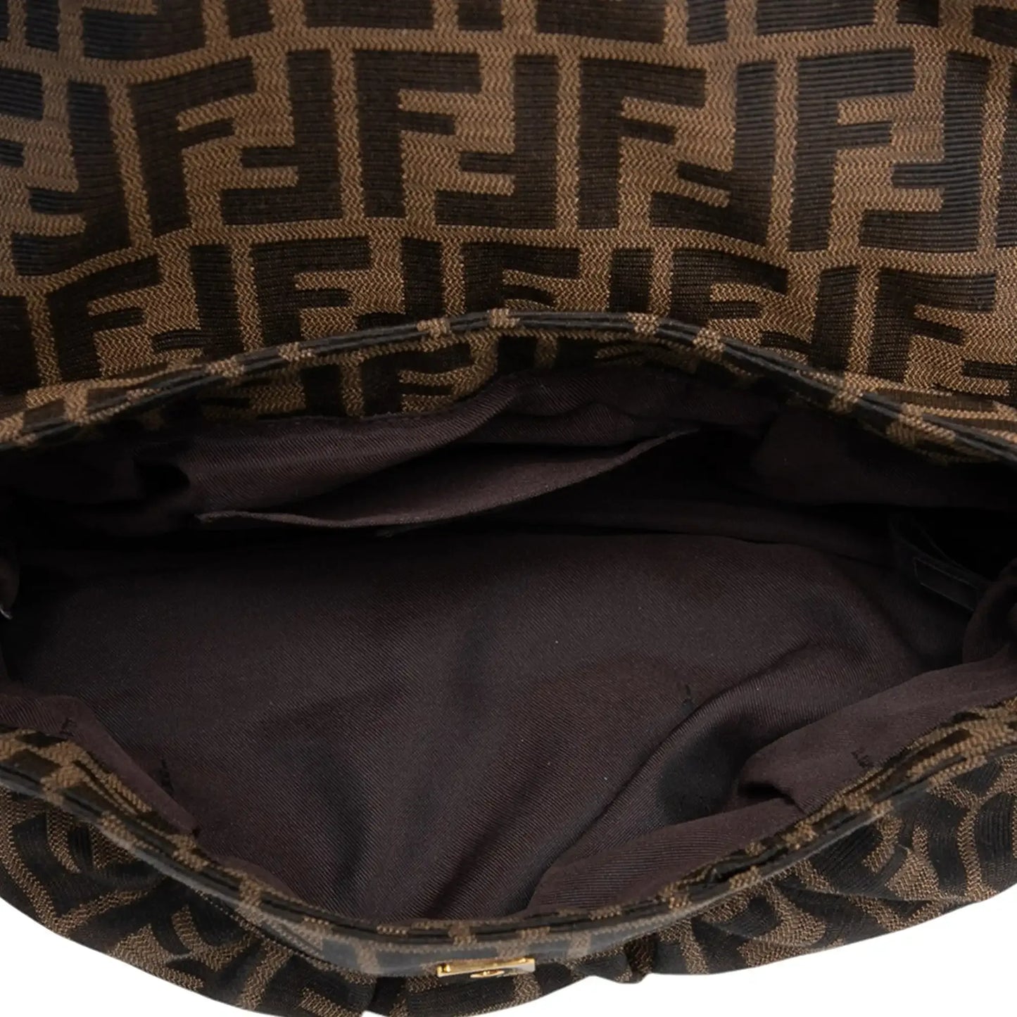 Fendi Small Zucca Canvas Chef Flap