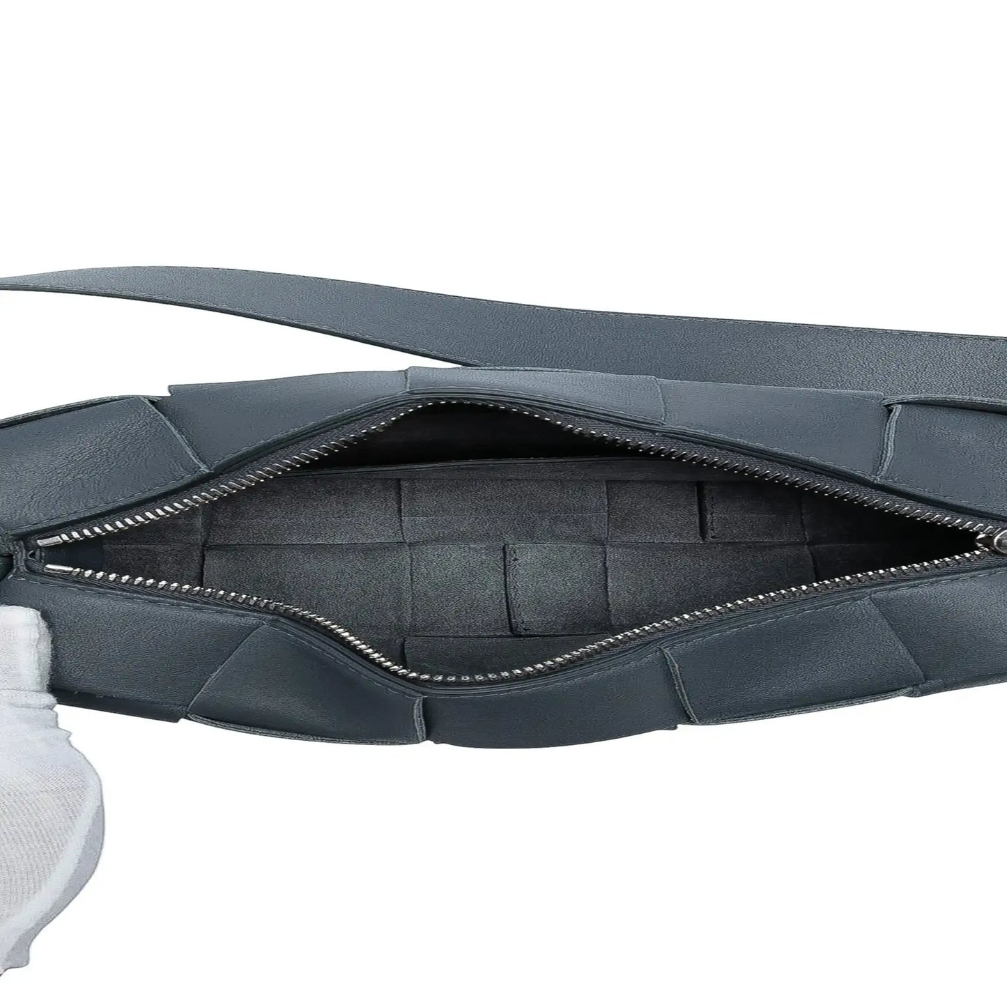 Bottega Veneta Small Lambskin Intrecciato Brick Cassette