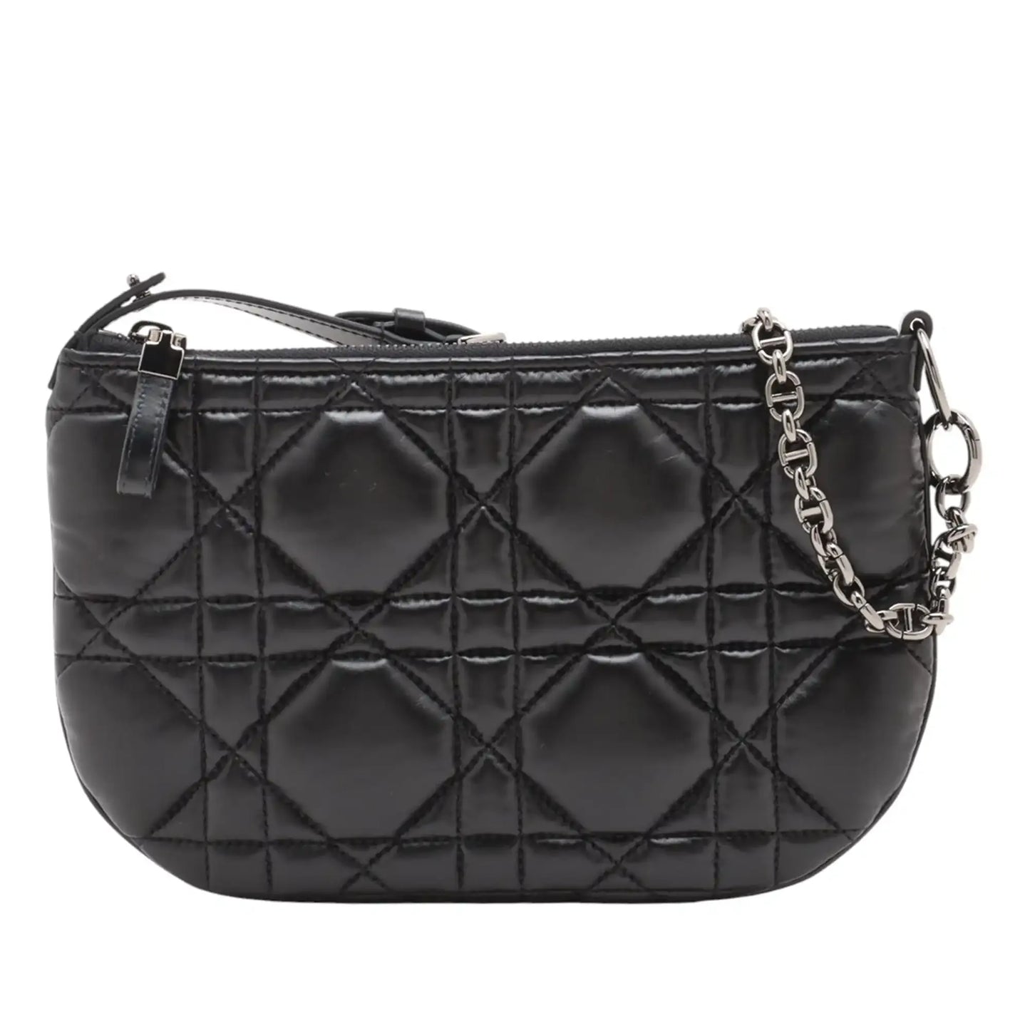 Dior Mini Calfskin Macrocannage Dior Caro Tulip Bag