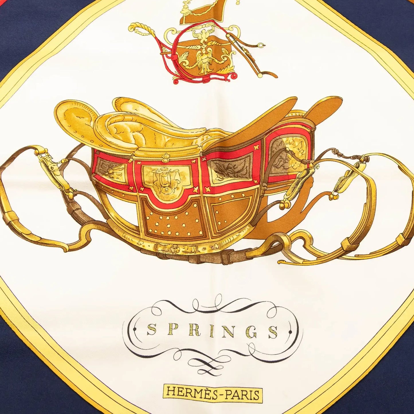 Hermès Springs Silk Scarf 90