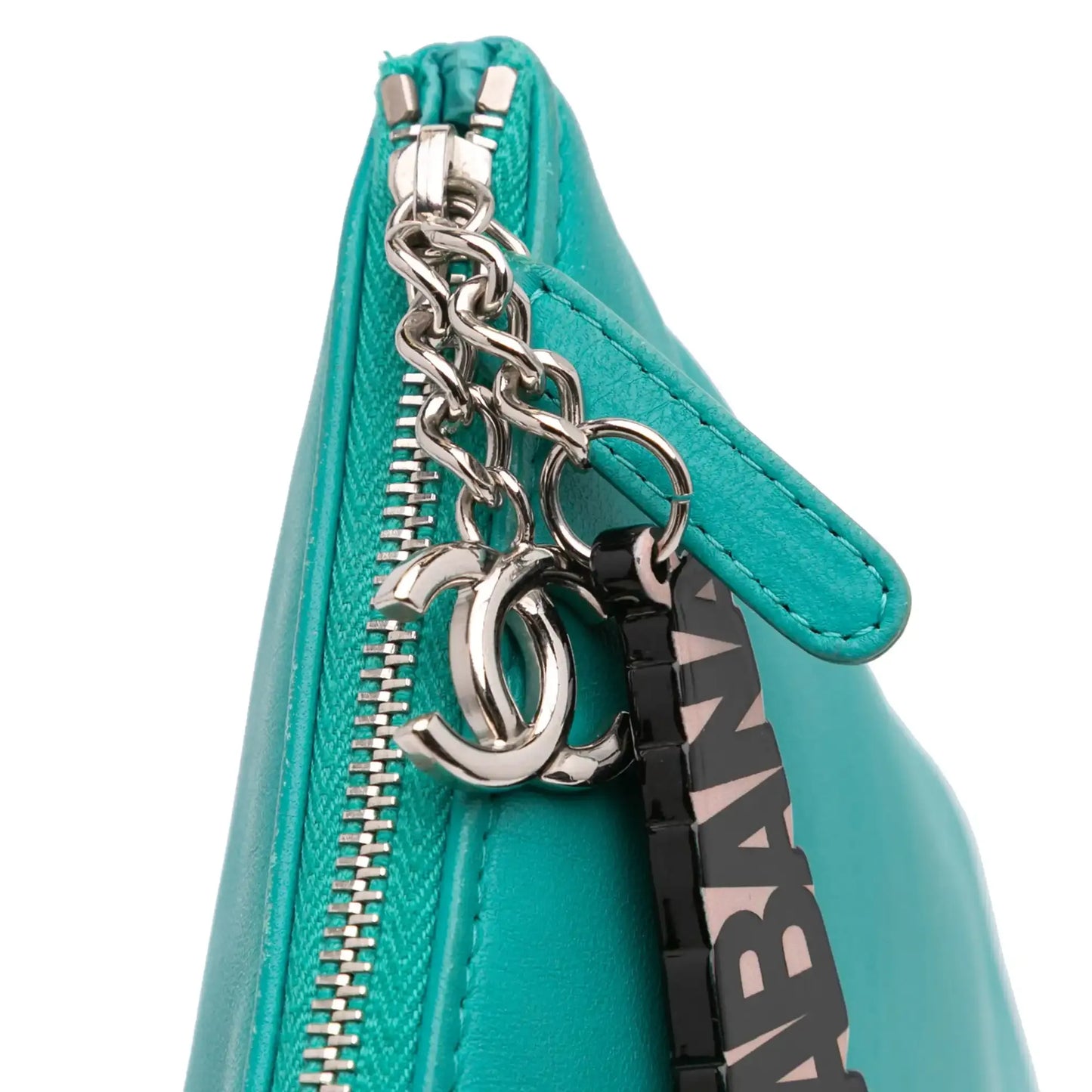Chanel Medium Printed Lambskin Cuba La Habana O Case Clutch