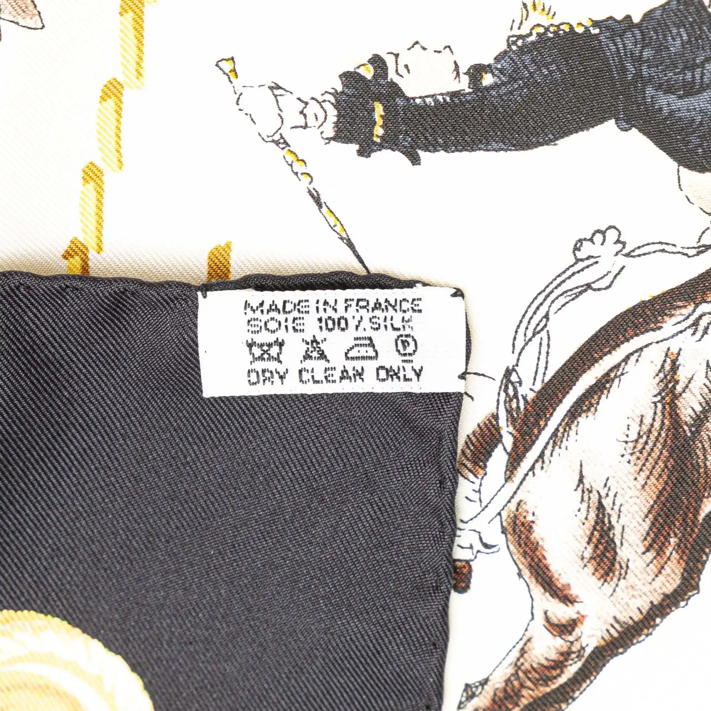 Hermès Cadre Noir Silk Scarf