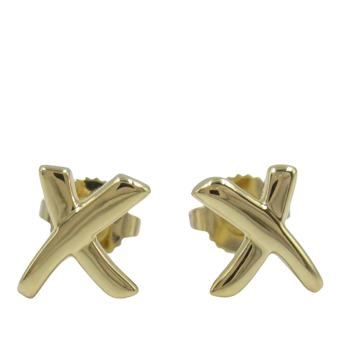 Tiffany 18K Yellow Gold Paloma Picasso Kiss Earrings