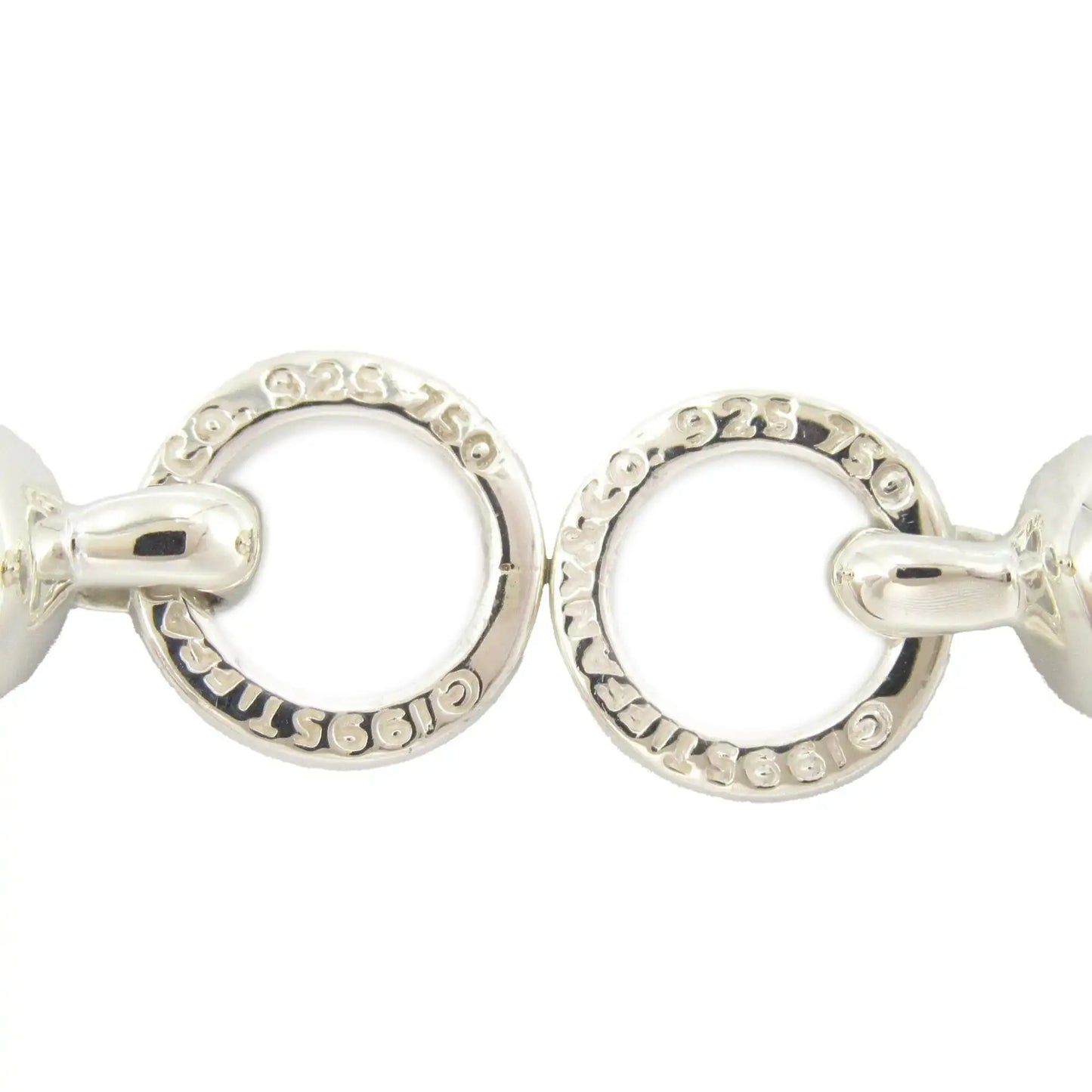 Tiffany Sterling Silver and 18K Yellow Gold Fascination Ball Dangle Earrings