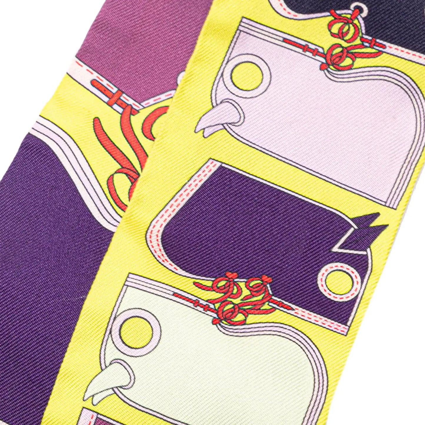 Hermès Camails Silk Twilly Scarf