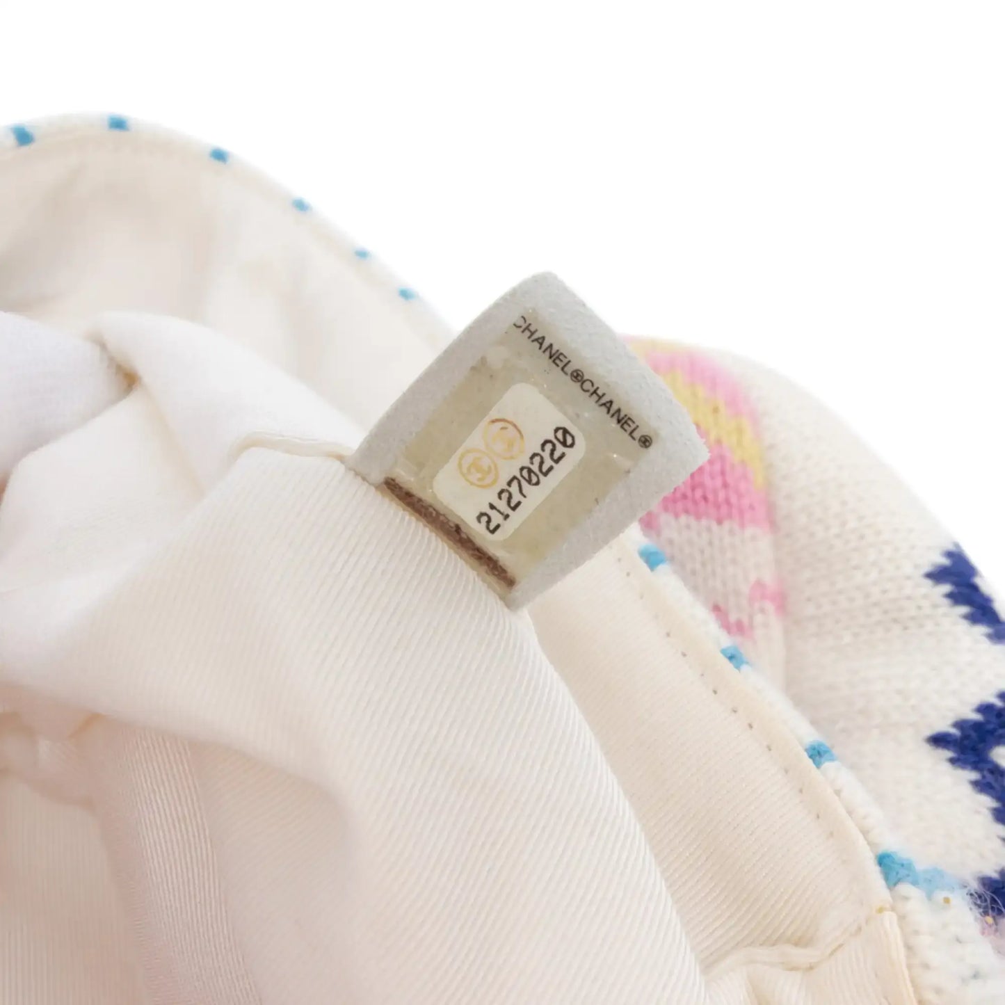 Chanel Medium Classic Multicolor Cashmere Knit Single Flap