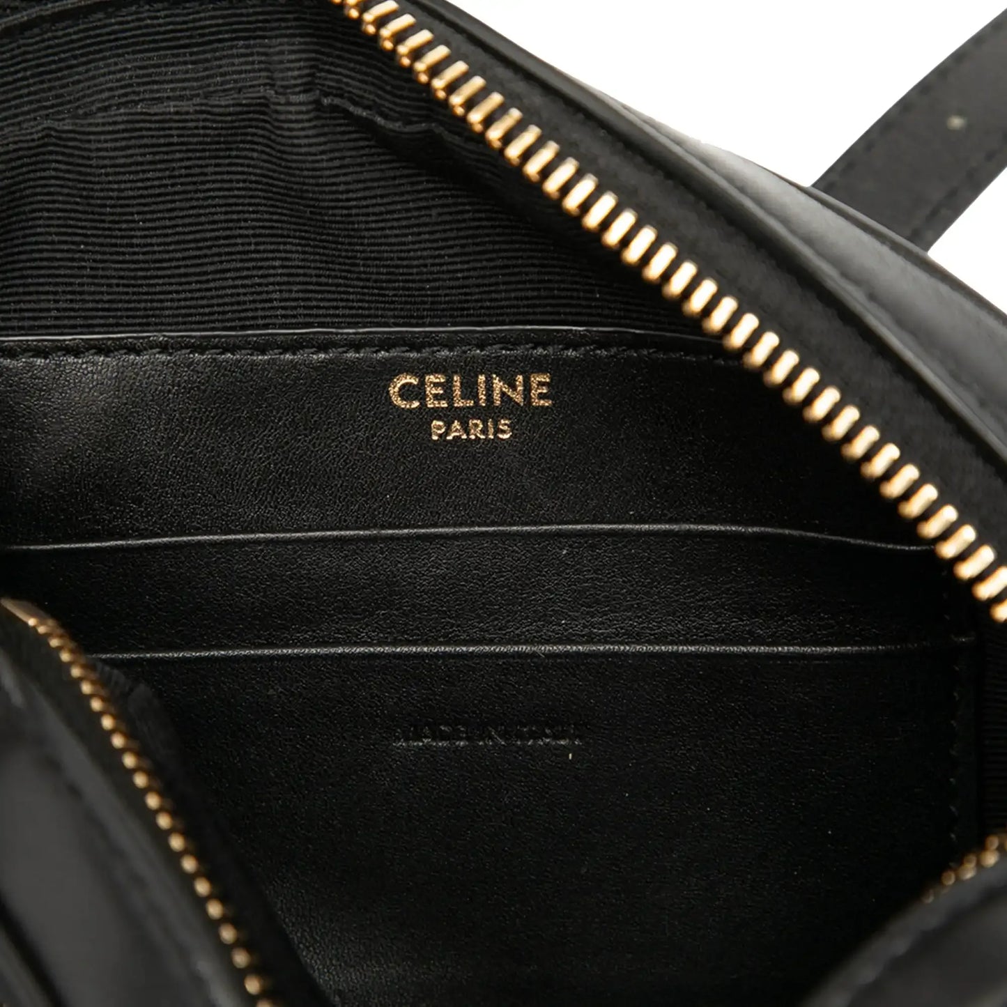 Celine Small Quilted Calfskin C Charm Crossbody