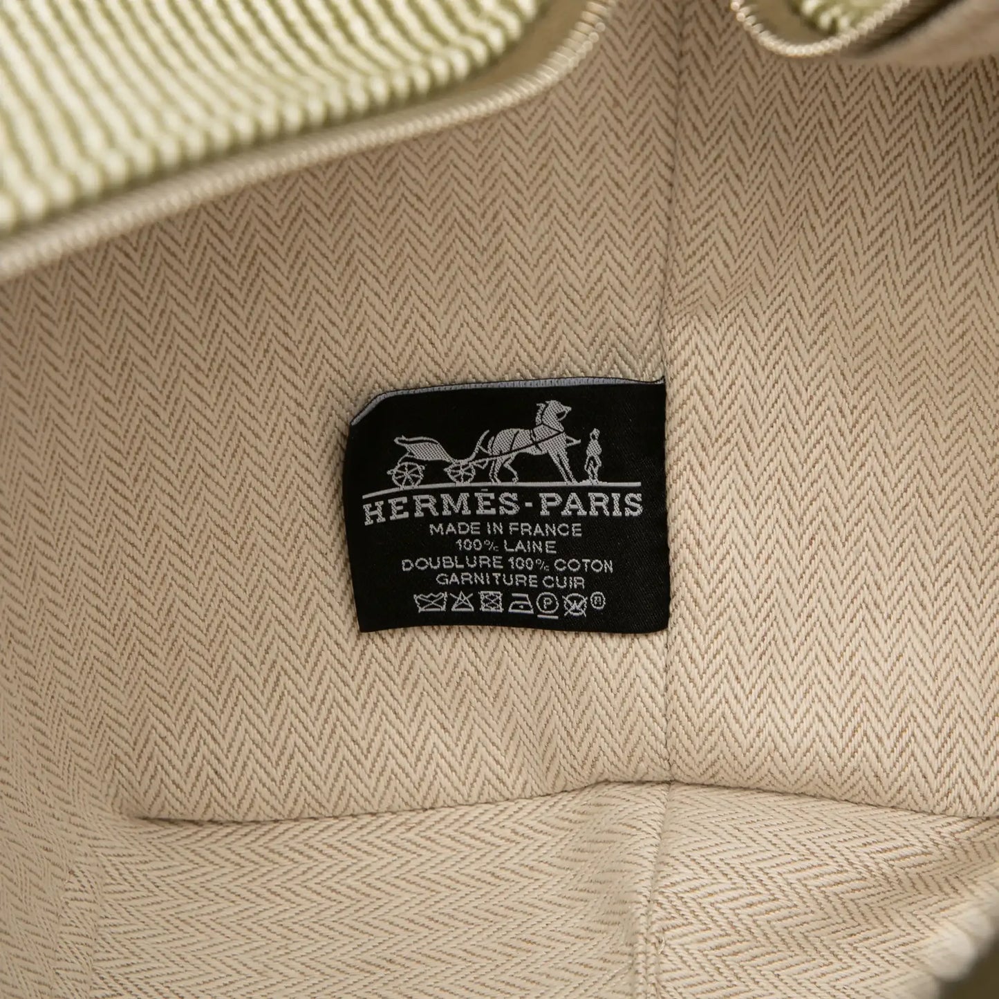 Hermès Large Wool Bride A Brac H Natte Case