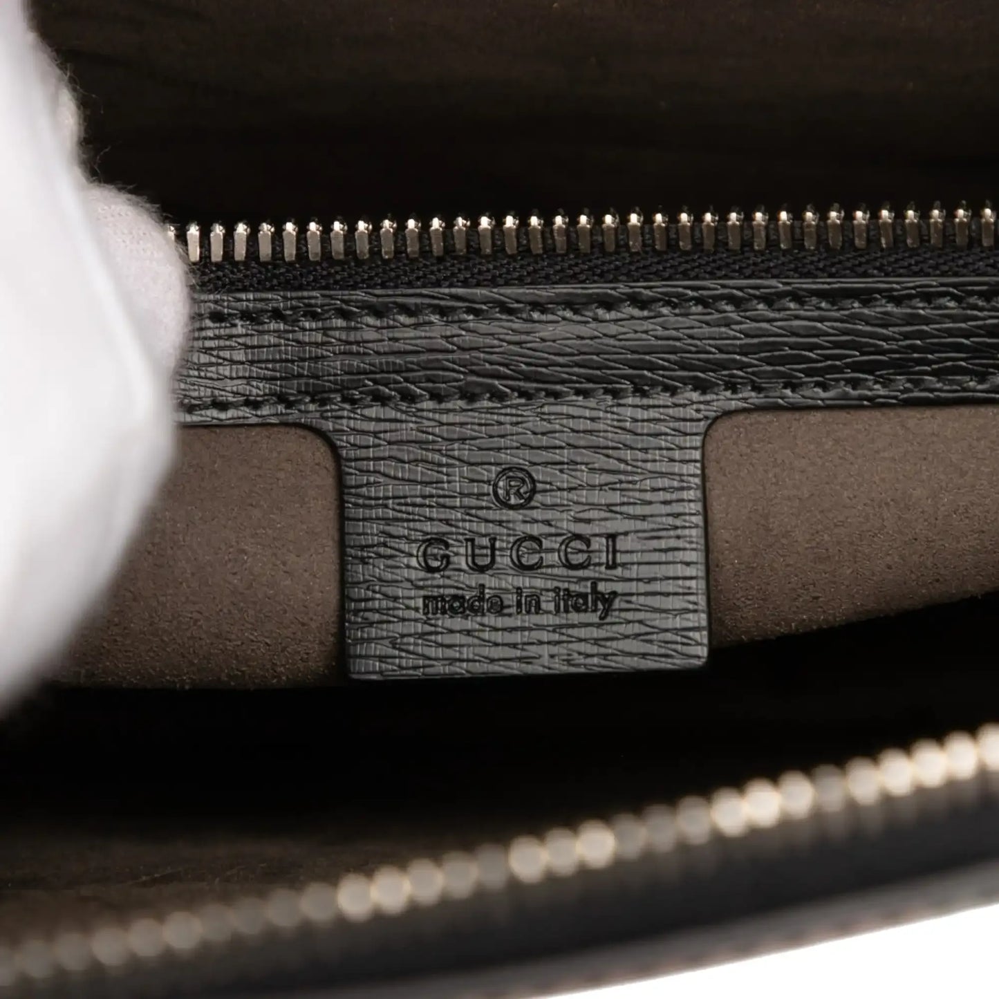 Gucci Leather Web Kingsnake Crossbody