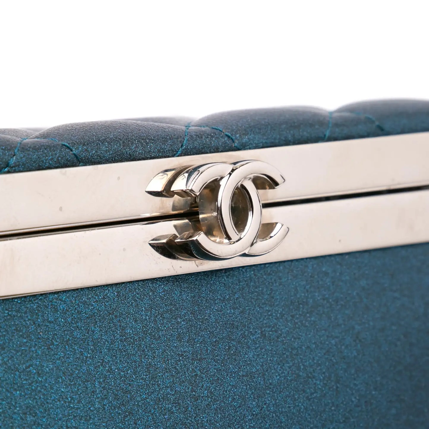 Chanel CC Metallic Calfskin Vanity Case