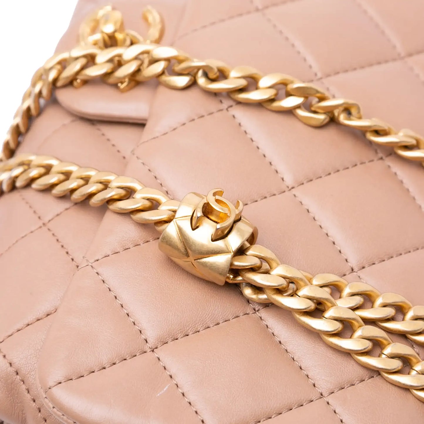 Chanel Medium Quilted Lambskin Pillow Crush Flap