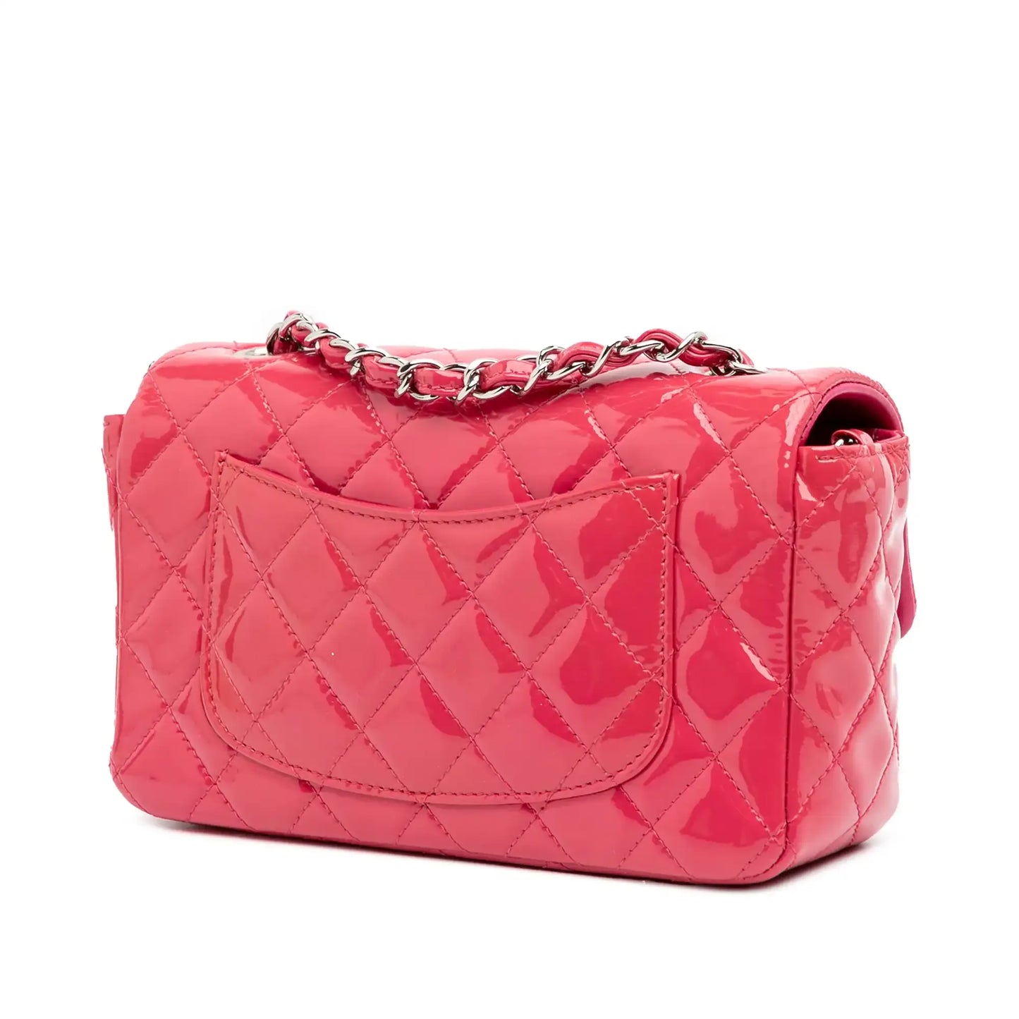 Chanel Mini Rectangular Classic Patent Single Flap