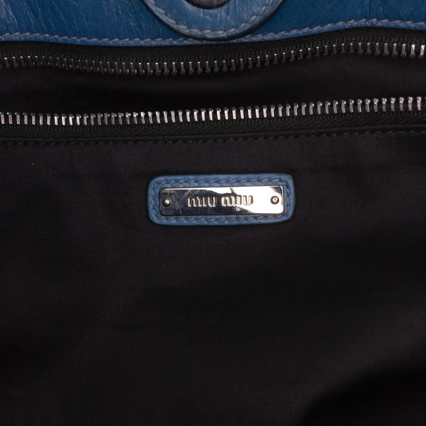 Miu Miu Large Vitello Shine Satchel