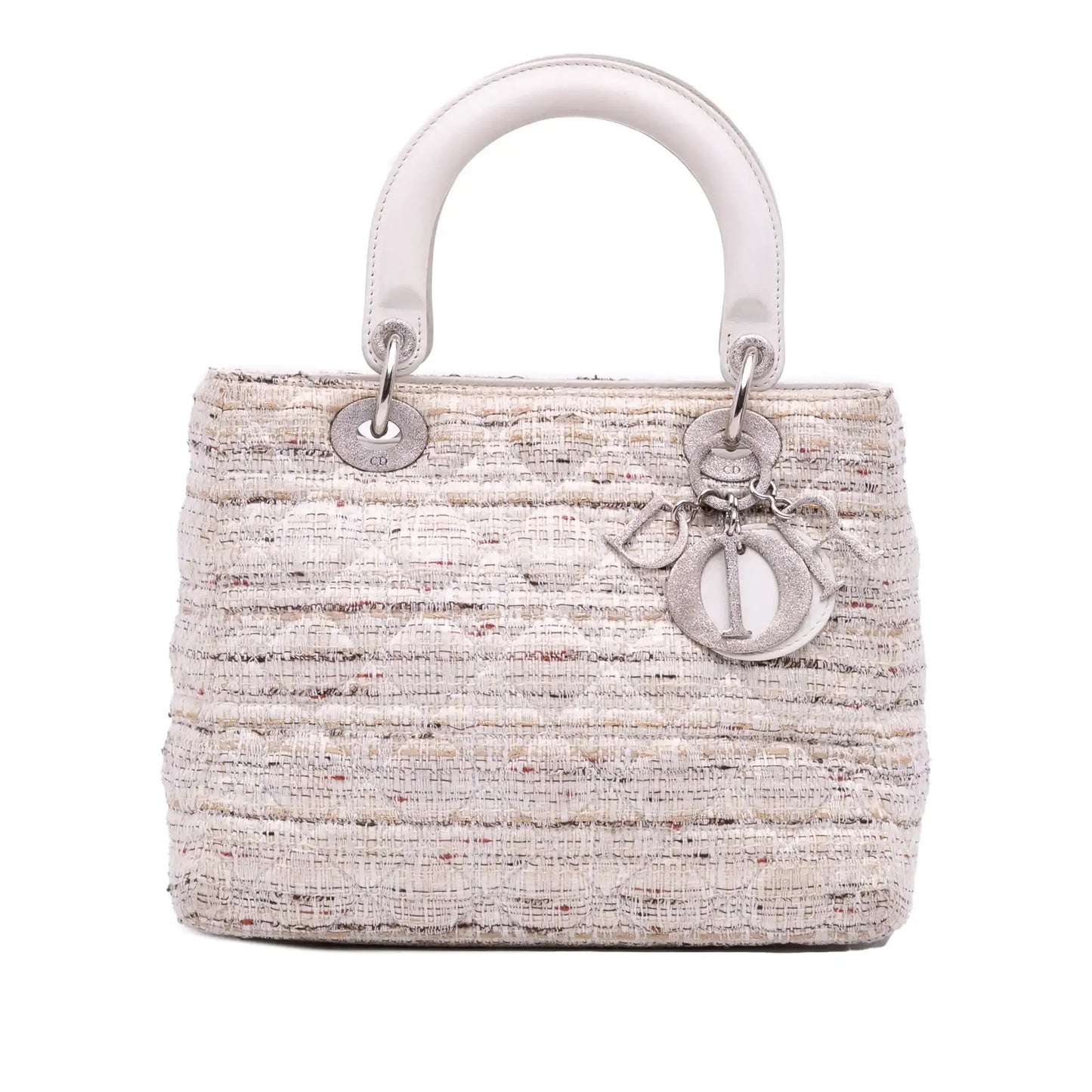 Dior Medium Tweed Cannage Lady
