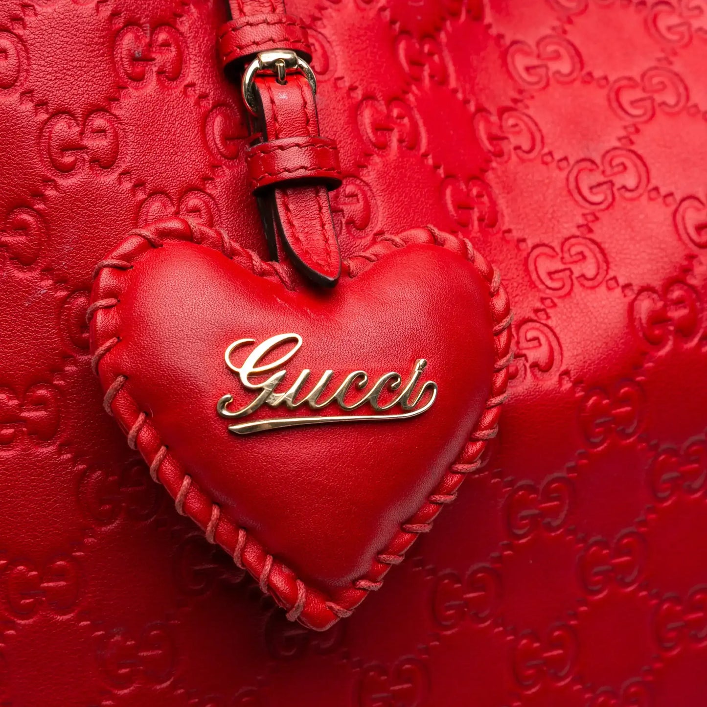 Gucci Medium Guccissima Valentine Top Handle Bag