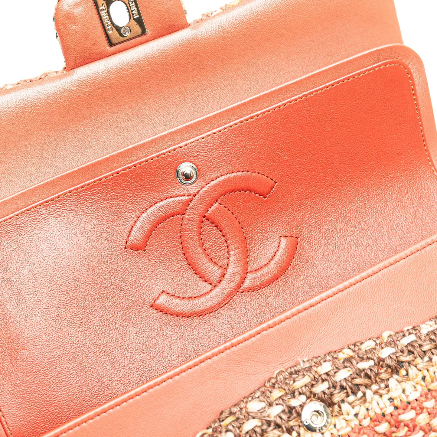 Chanel Medium Classic Tweed Double Flap