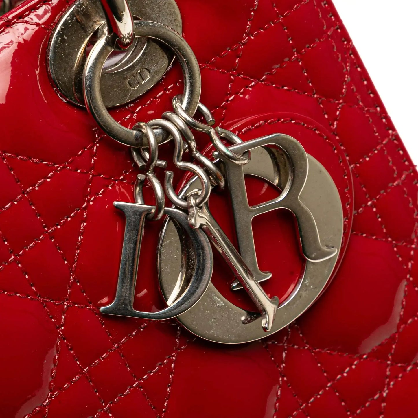 Dior Medium Patent Cannage Lady