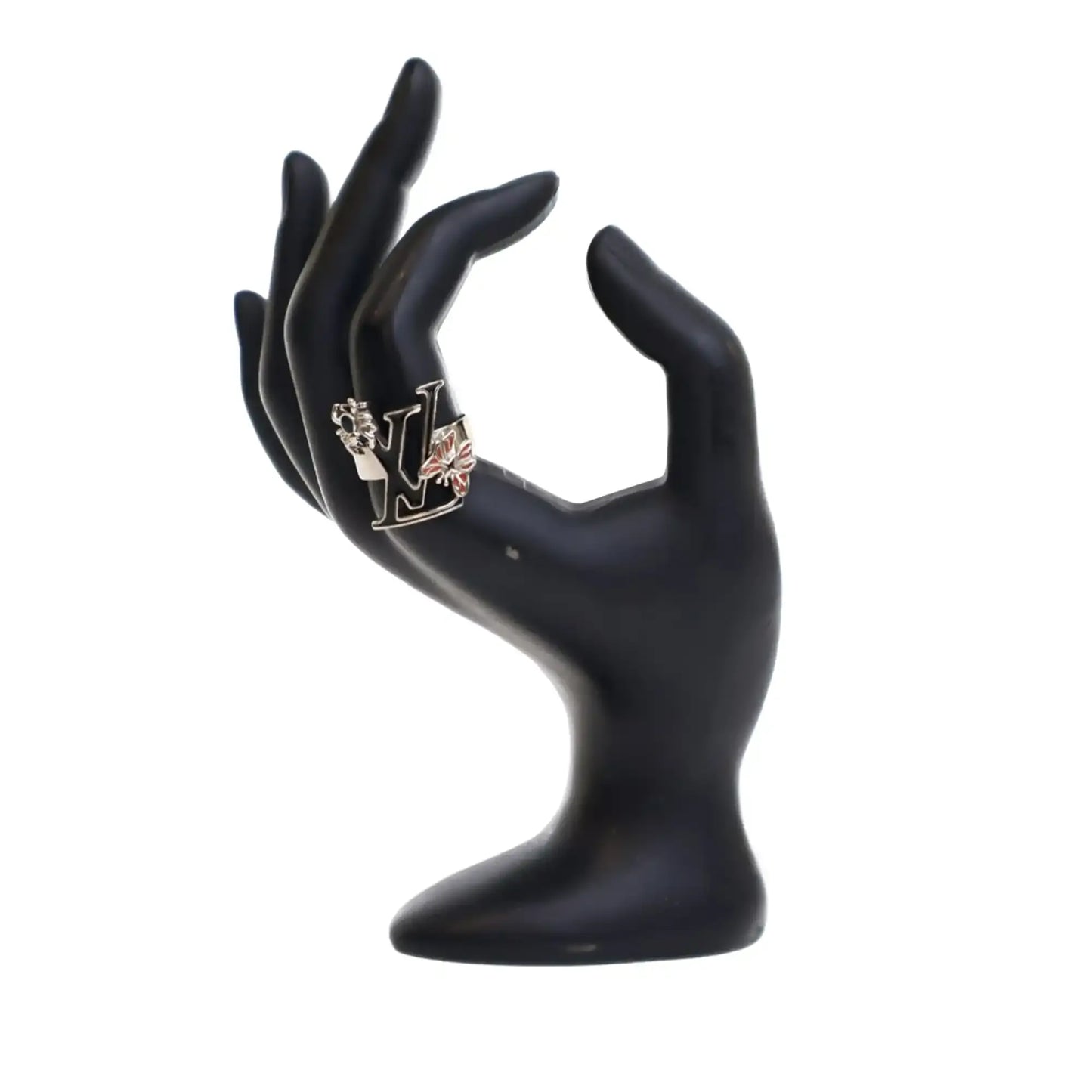 Louis Vuitton Palladium Plated Enamel Fairytale Cocktail Ring