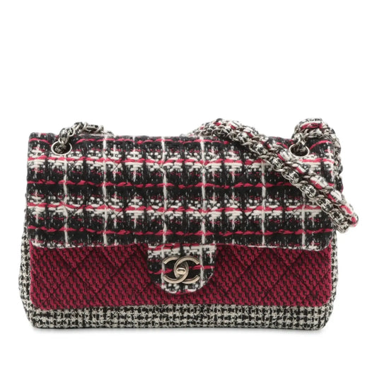 Chanel Medium Classic Tweed Double Flap