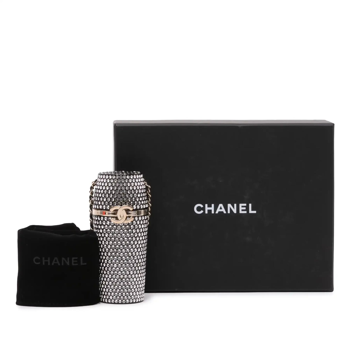 Chanel Crystal Lipstick Case on Chain