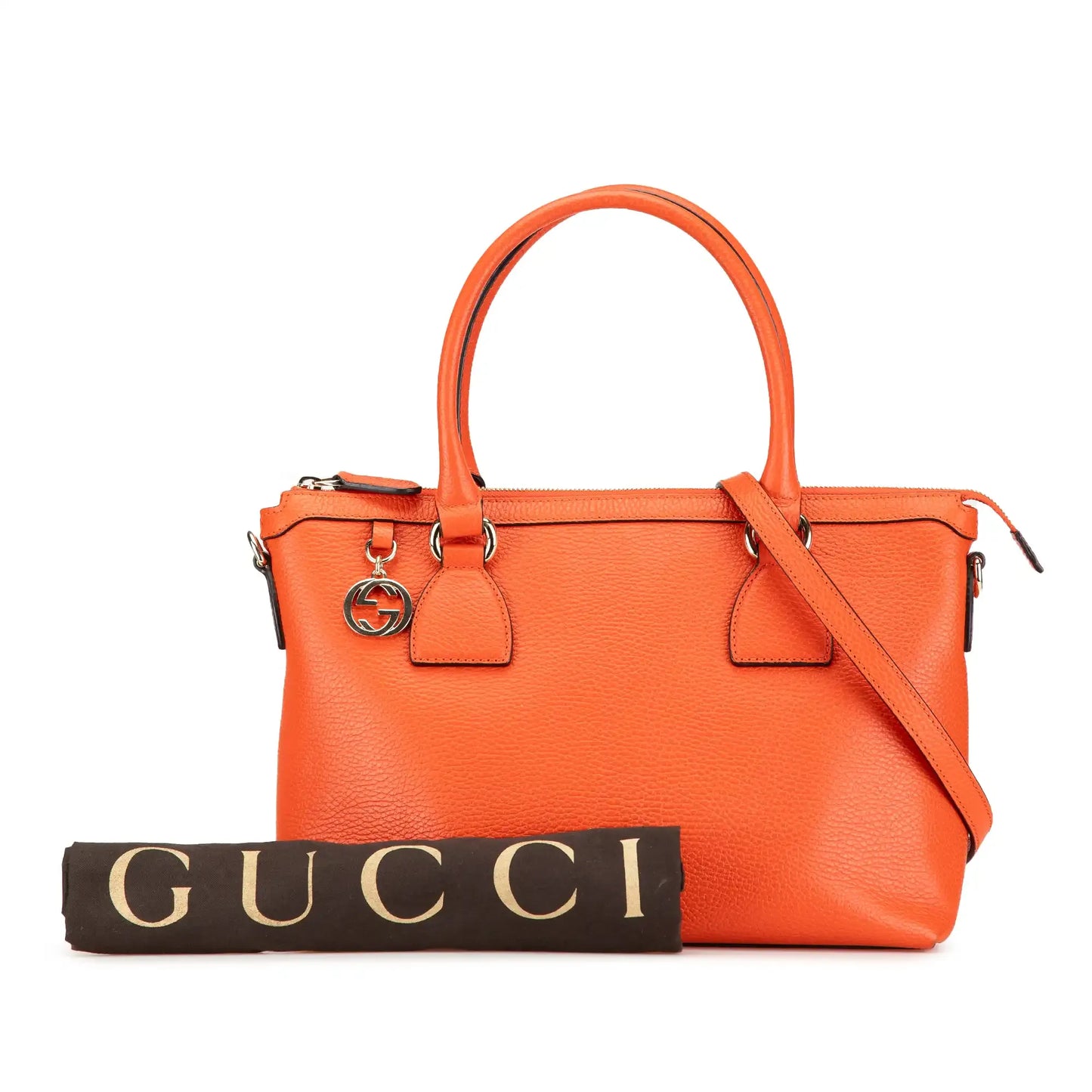 Gucci Leather Charmy Satchel