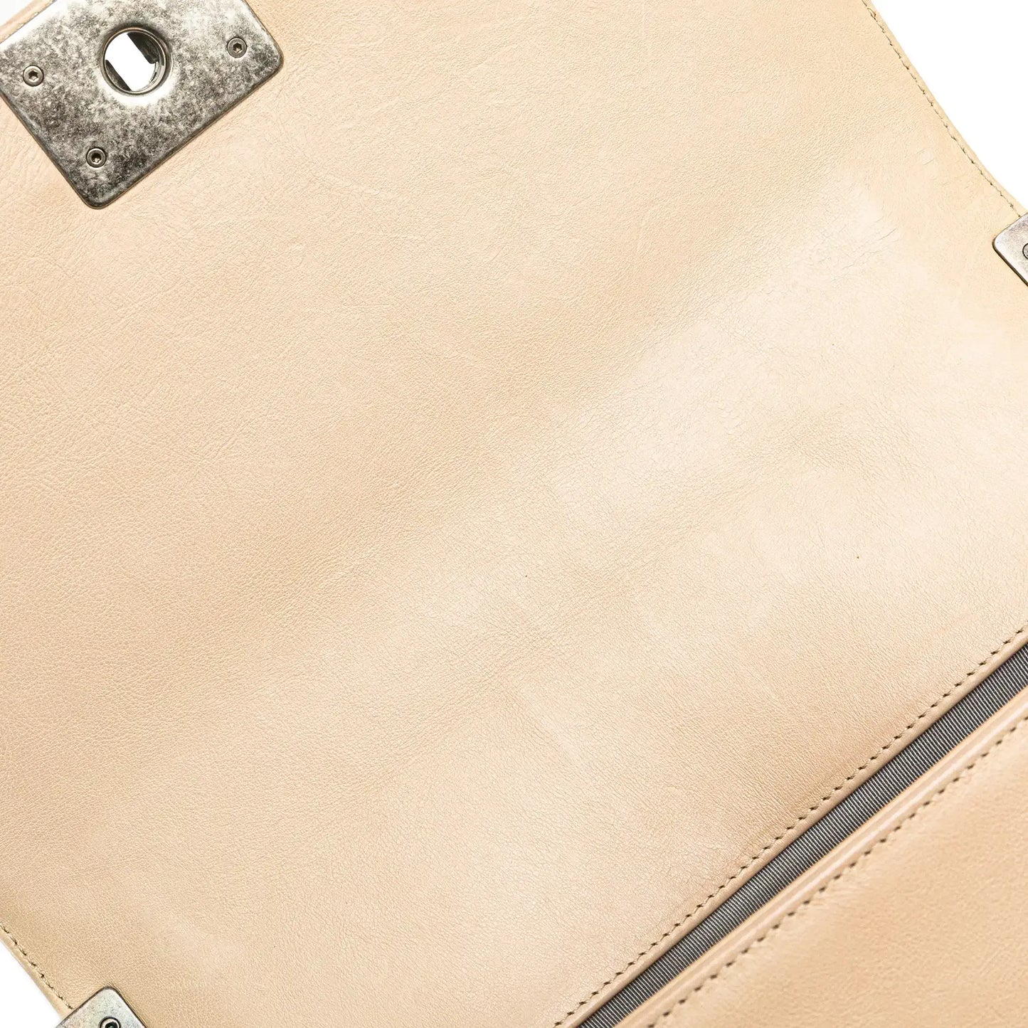 Chanel Old Medium Aged Calfskin Double Stitch Boy Flap
