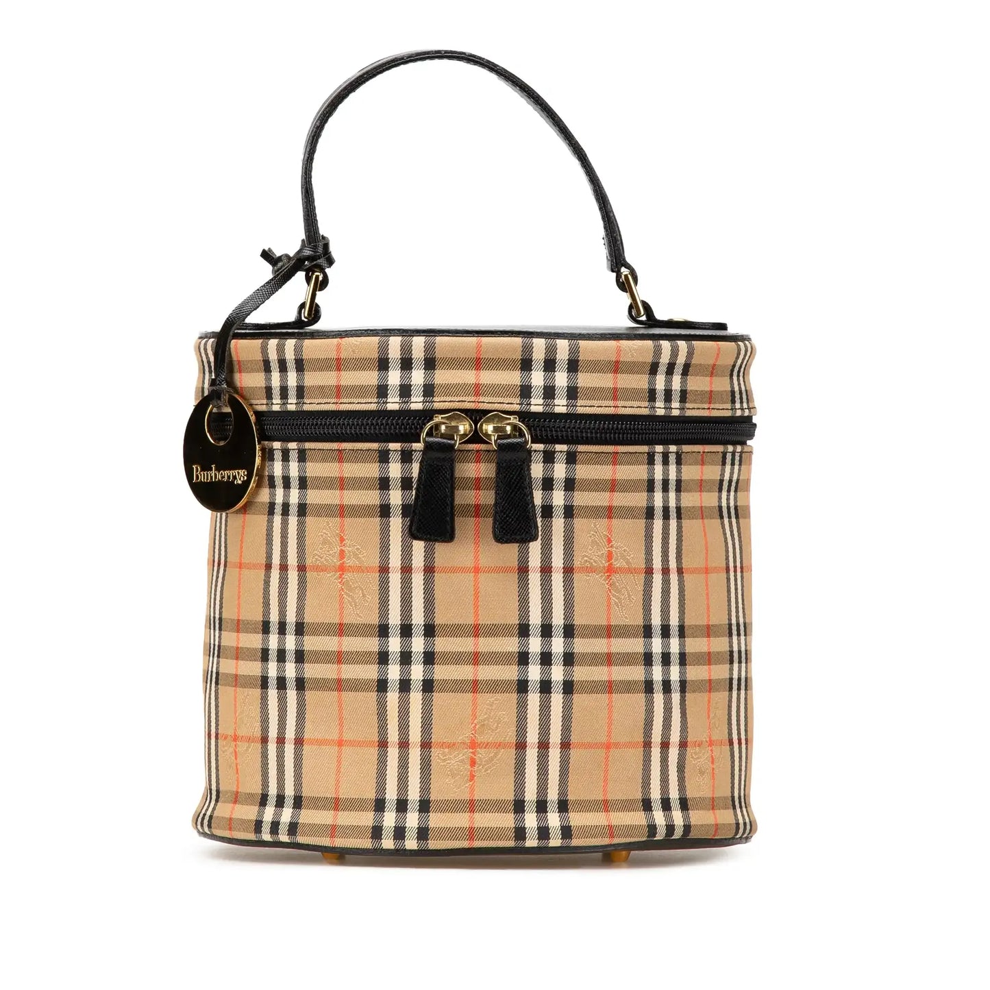Burberry Haymarket Check Canvas Vanity Bag