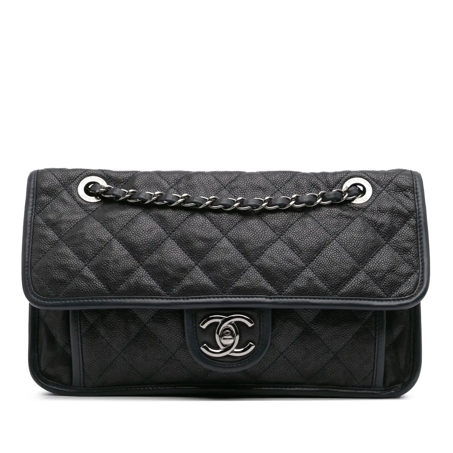 Chanel Medium Quilted Calfskin French Riviera Flap