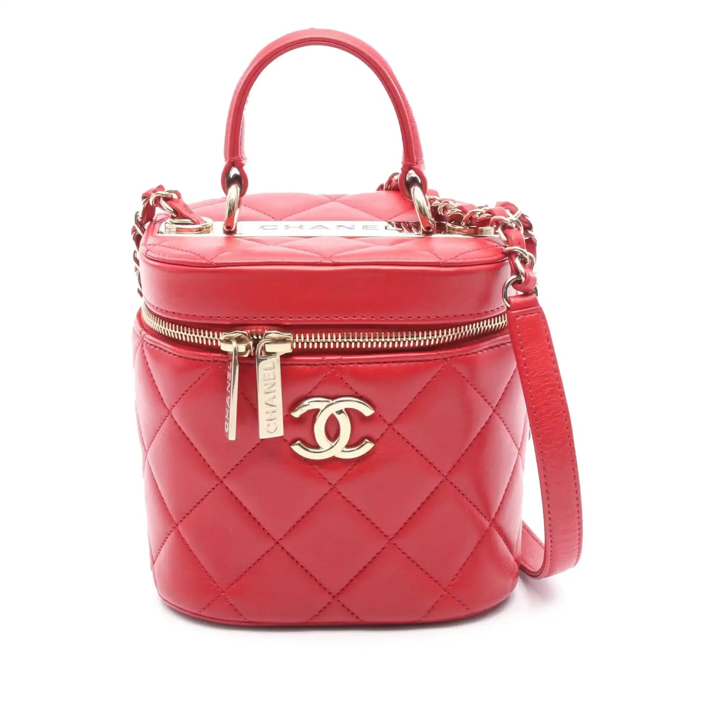 Chanel Quilted Lambskin Trendy CC Vanity Case
