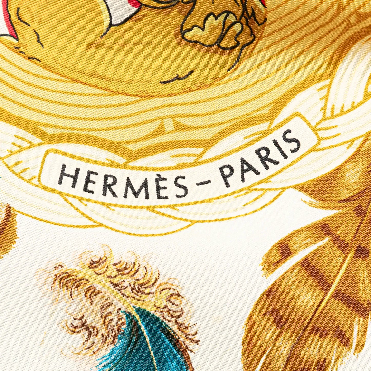 Hermès Couvee D'Hermes Silk Scarf
