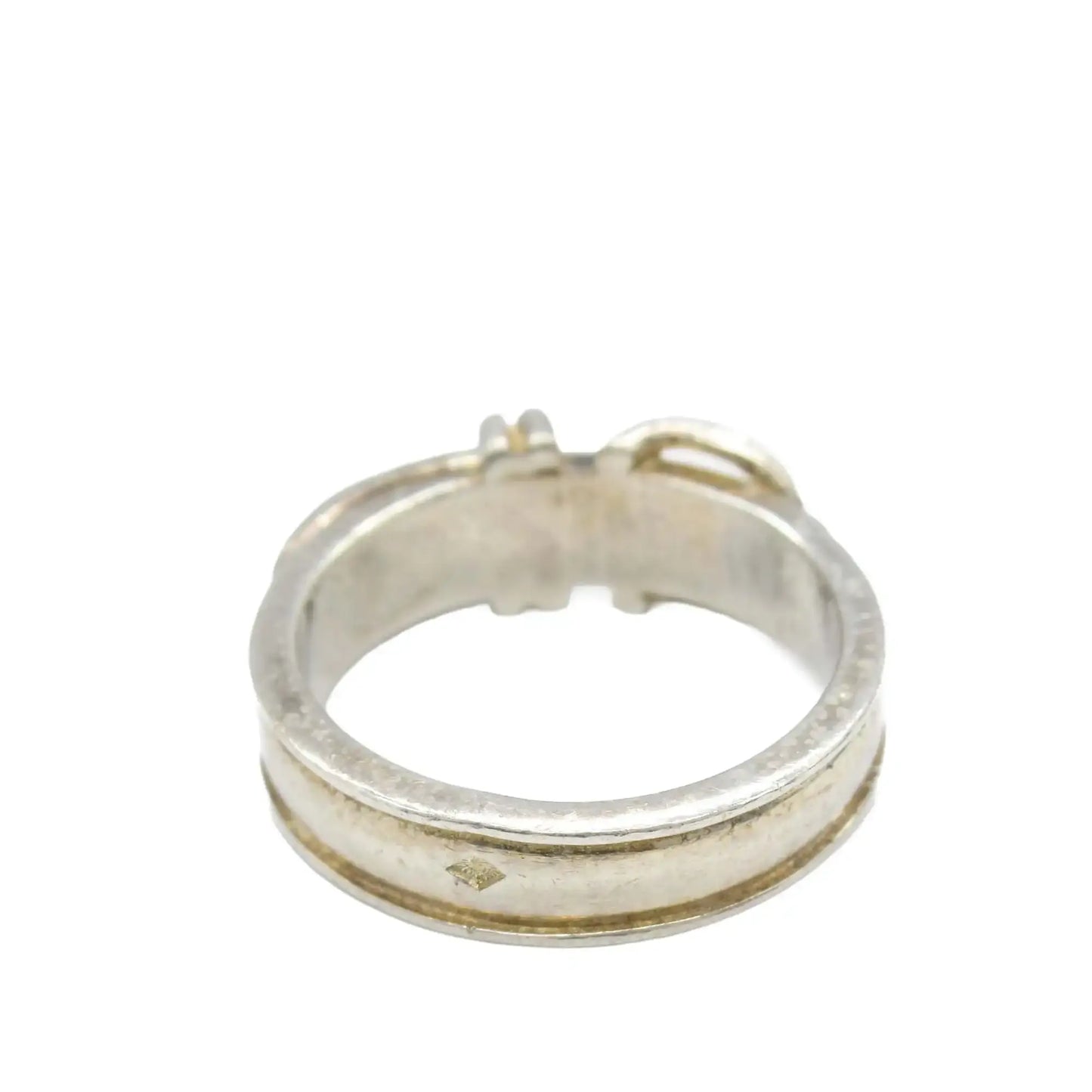 Hermès Sterling Silver Ceinture Buckle Ring