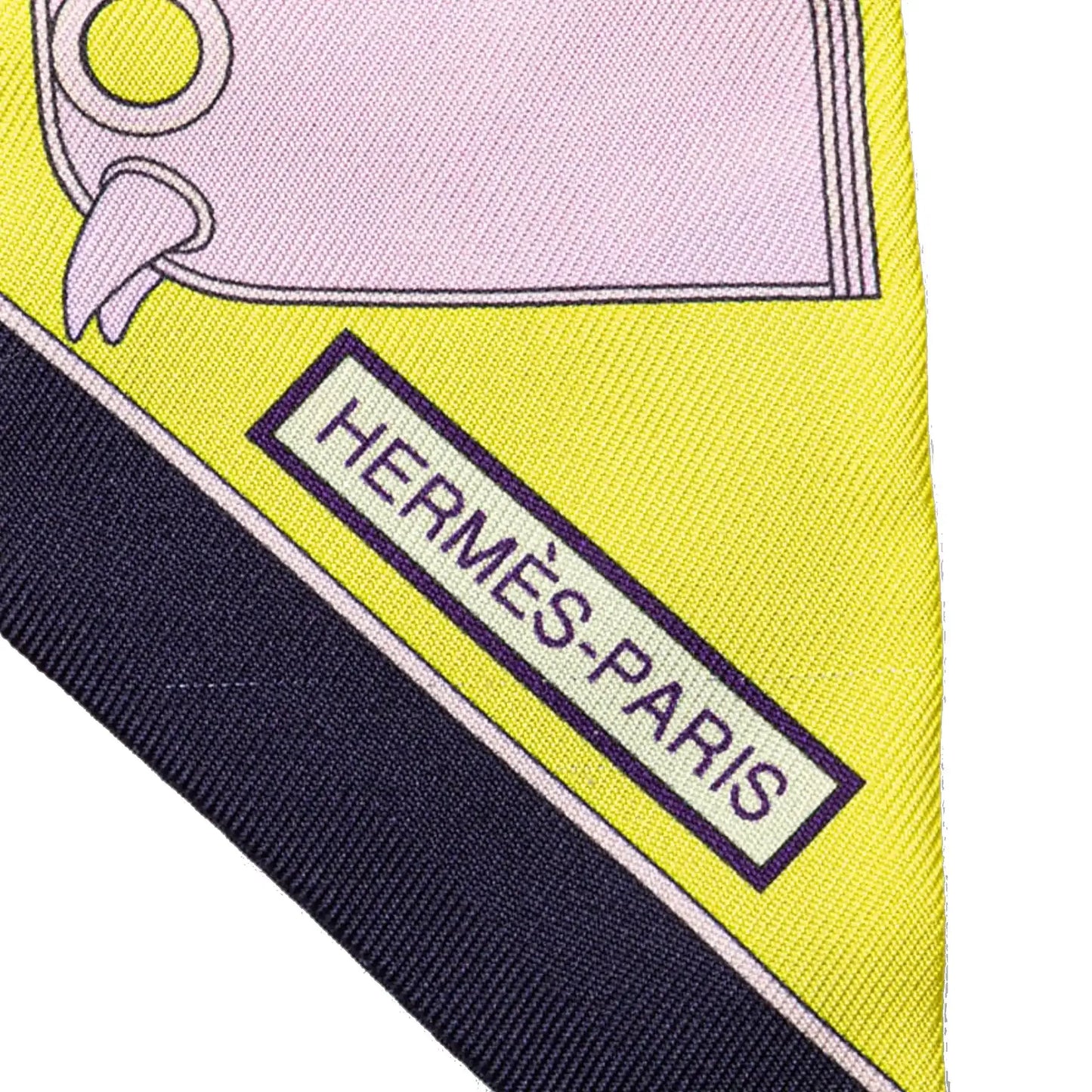 Hermès Camails Silk Twilly Scarf
