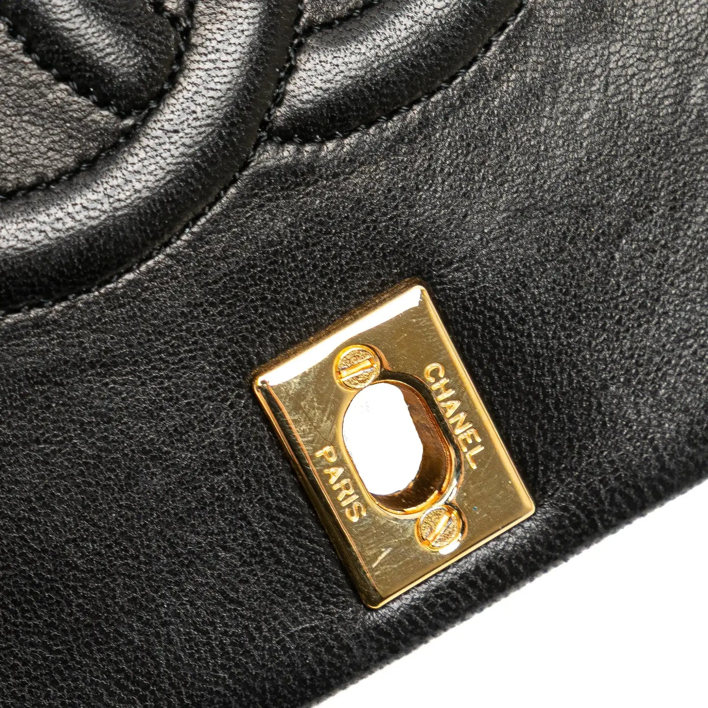 Chanel CC Quilted Lambskin Full Flap