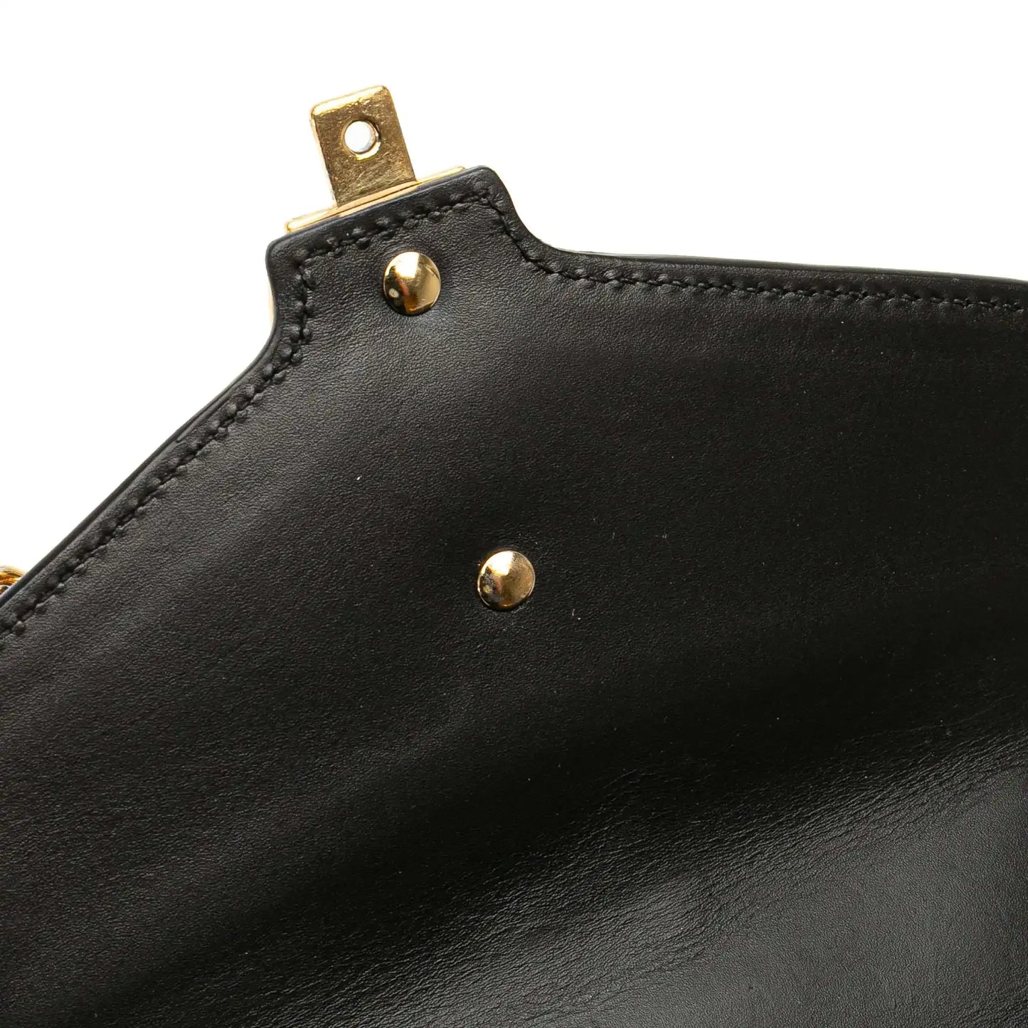 Gucci Mini Leather Web Sylvie Chain Crossbody