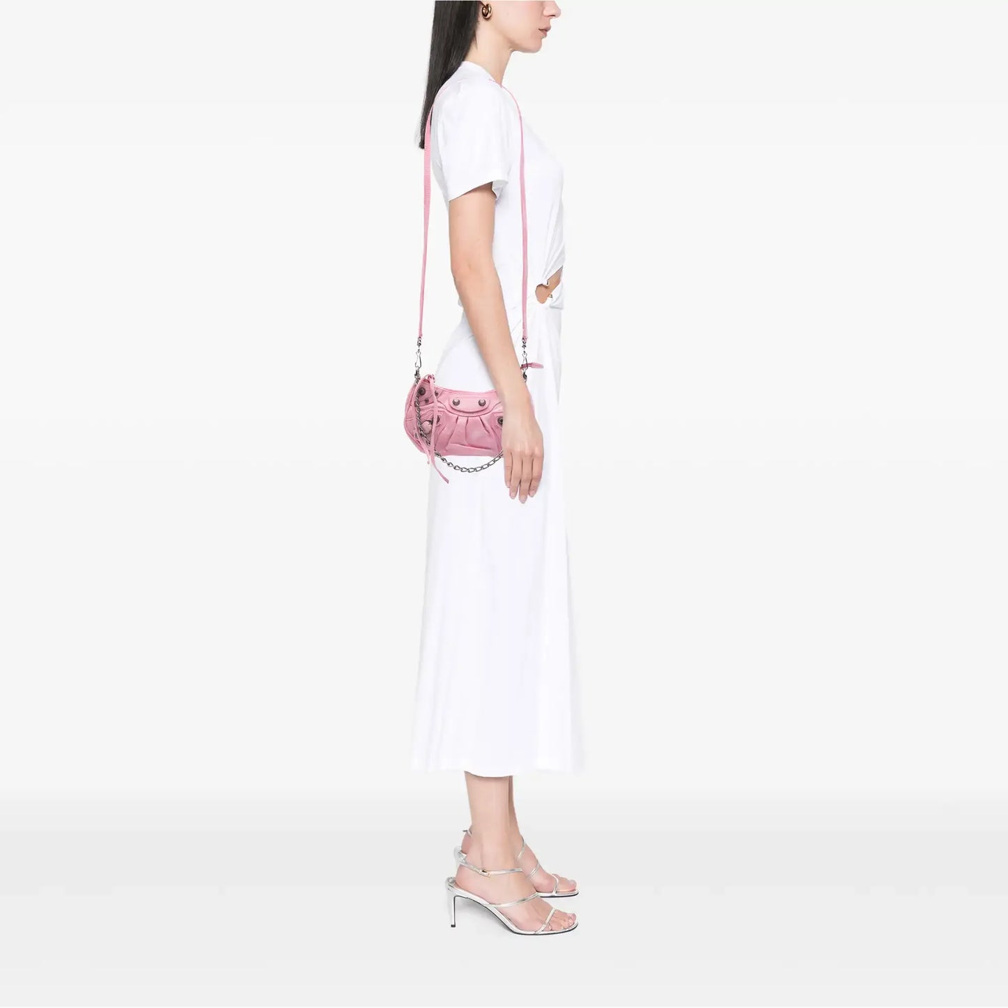 Balenciaga Mini BB Monogram Denim Le Cagole
