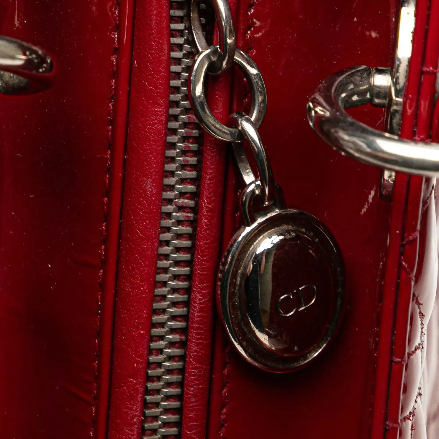 Dior Medium Patent Cannage Lady