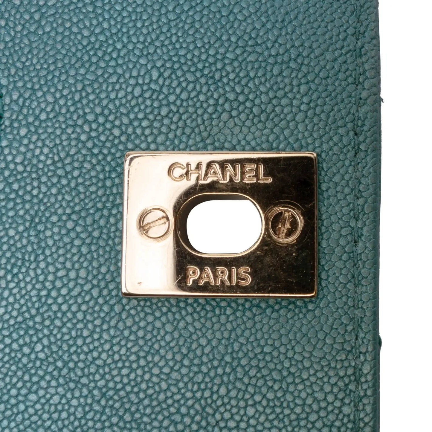 Chanel Small Chevron Caviar Statement Flap