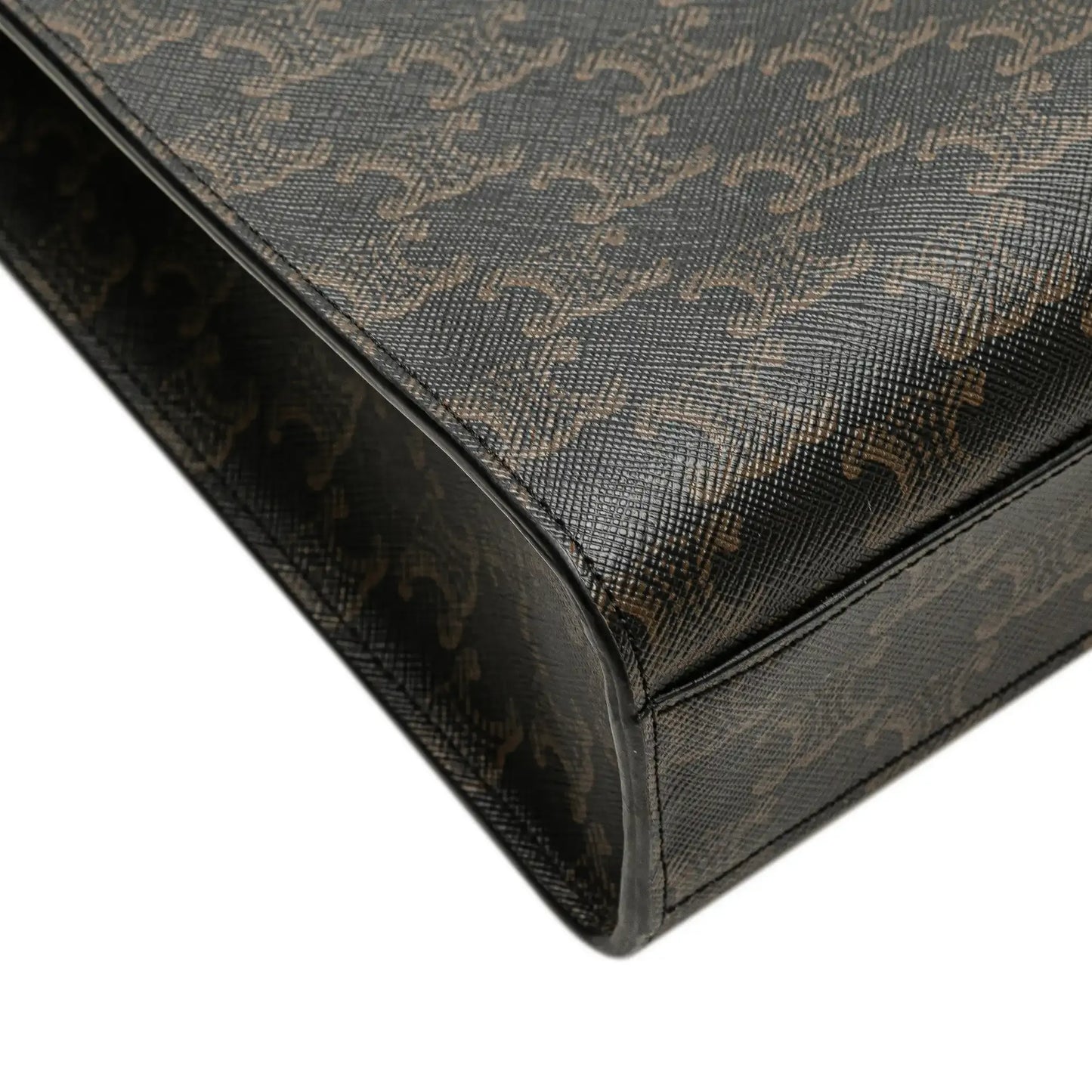 Celine Small Triomphe Coated Canvas Vertical Cabas Tote