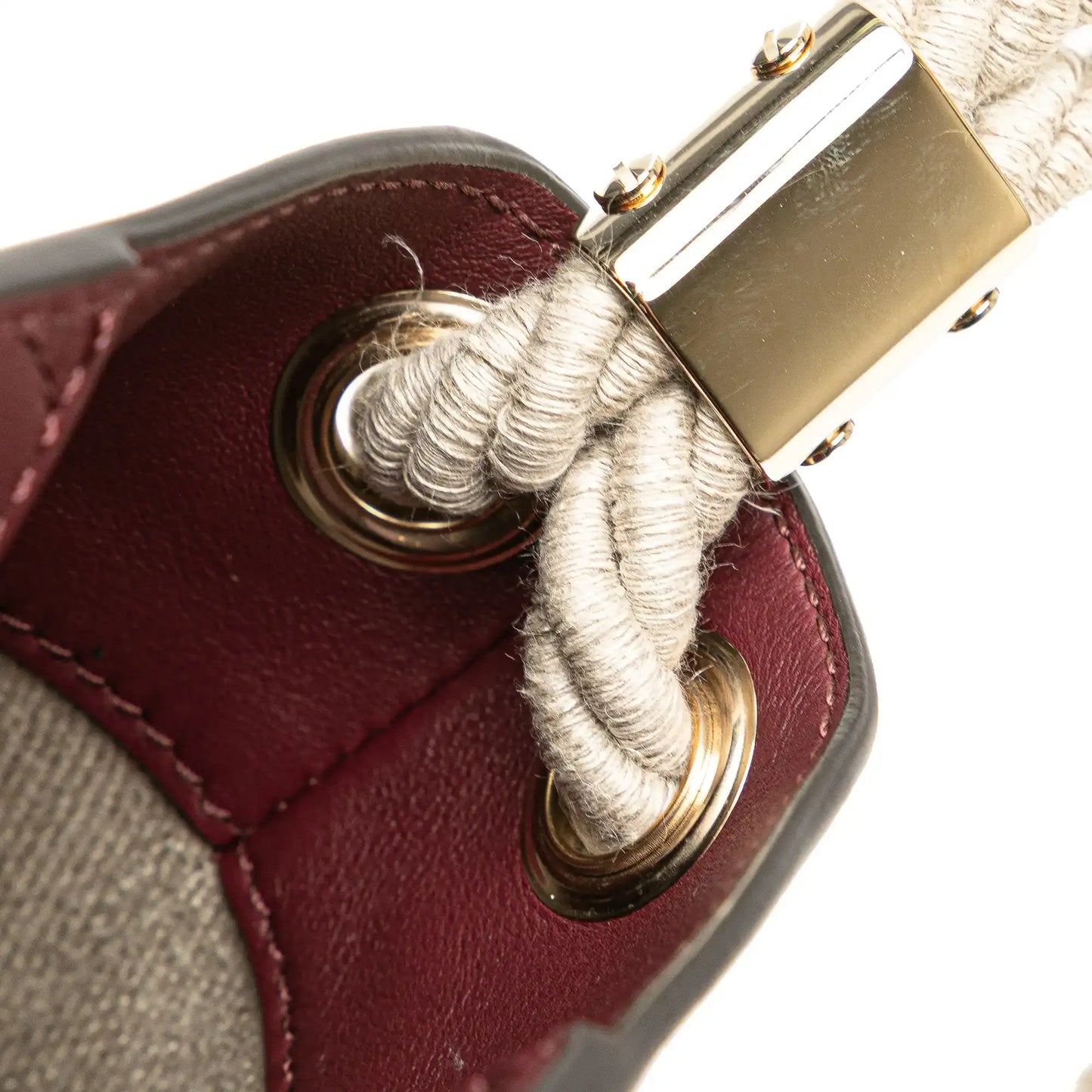 Chloé Small Canvas Key Bucket Bag