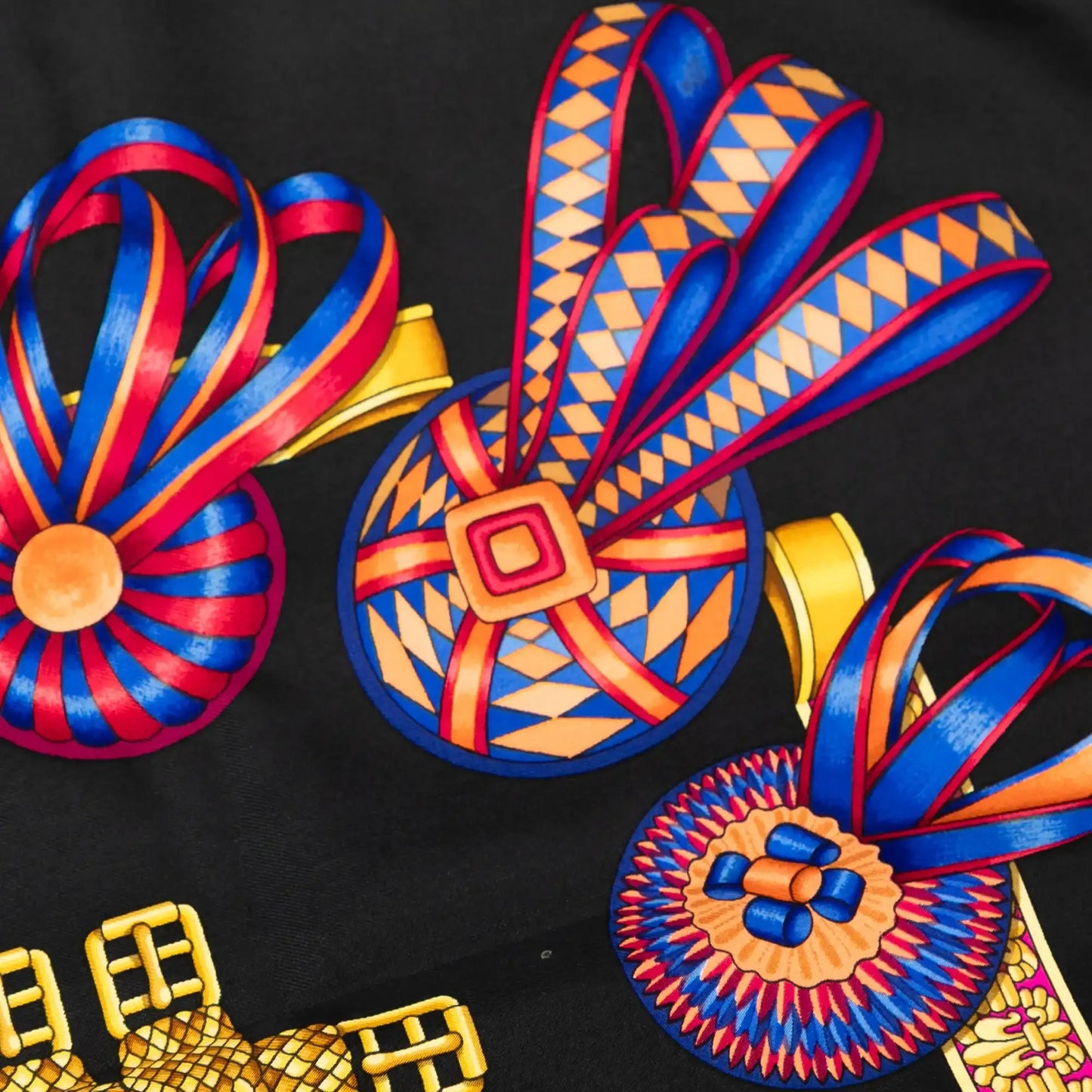 Hermès Les Rubans du Cheval Silk Scarf 90