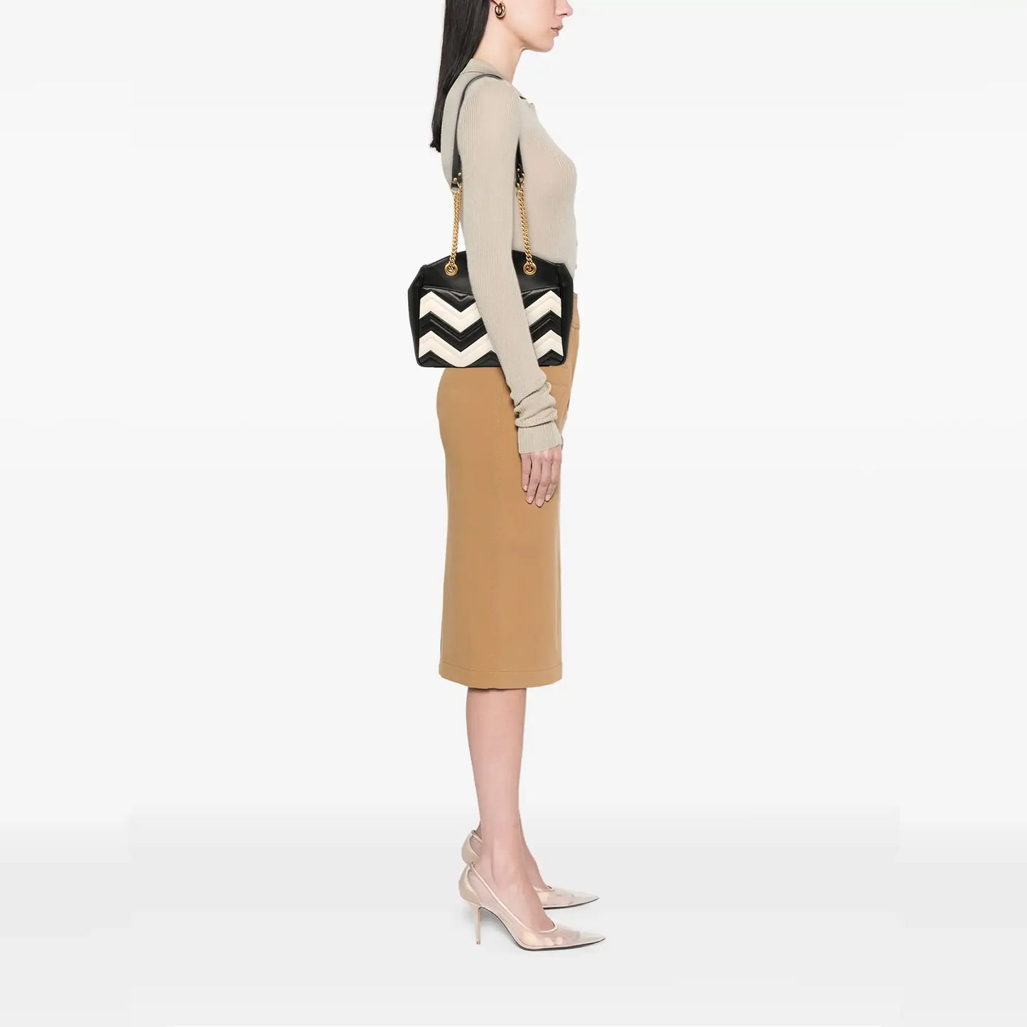 Gucci Medium GG Marmont Matelasse Leather Chain Shoulder Bag