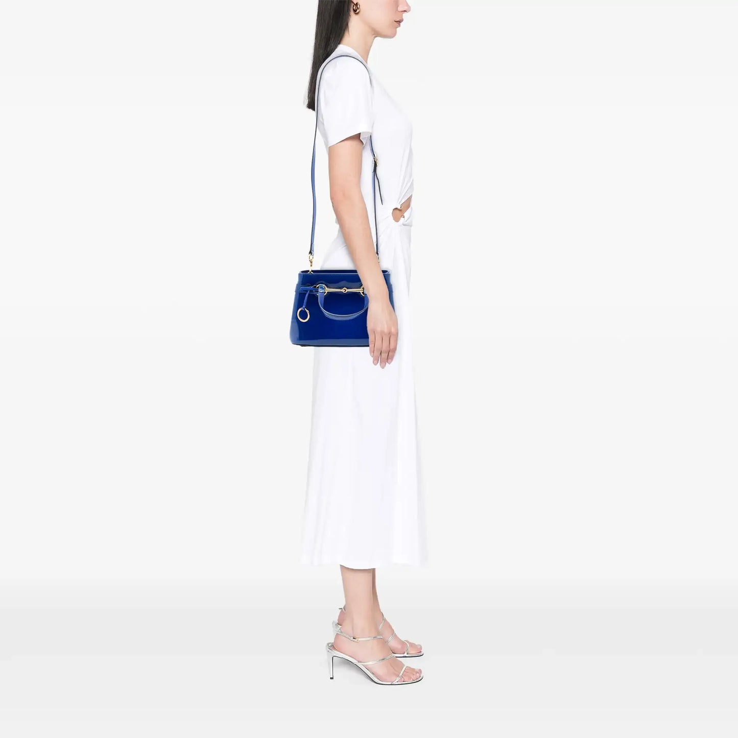 Gucci Patent Bright Bit Satchel