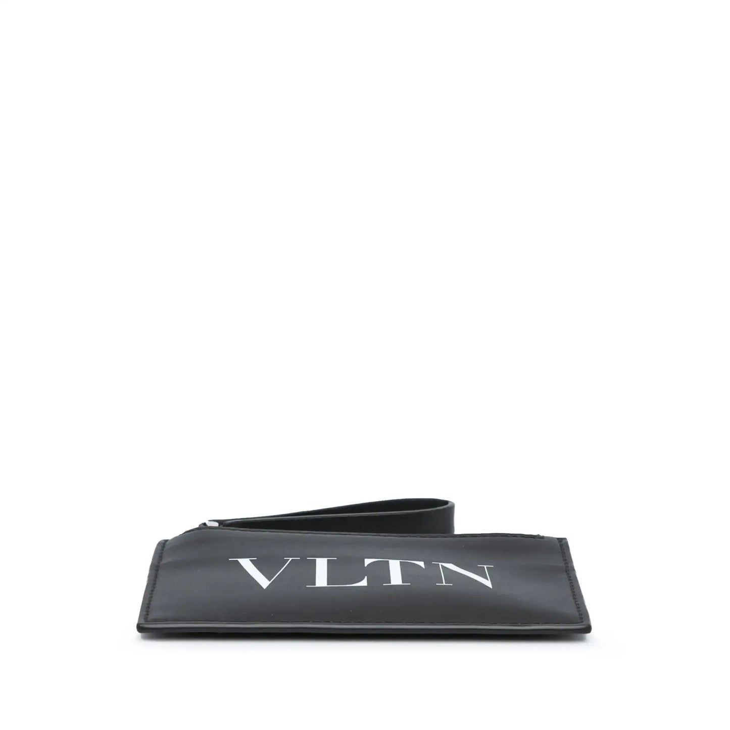 Valentino Leather VLTN Zip Card Holder